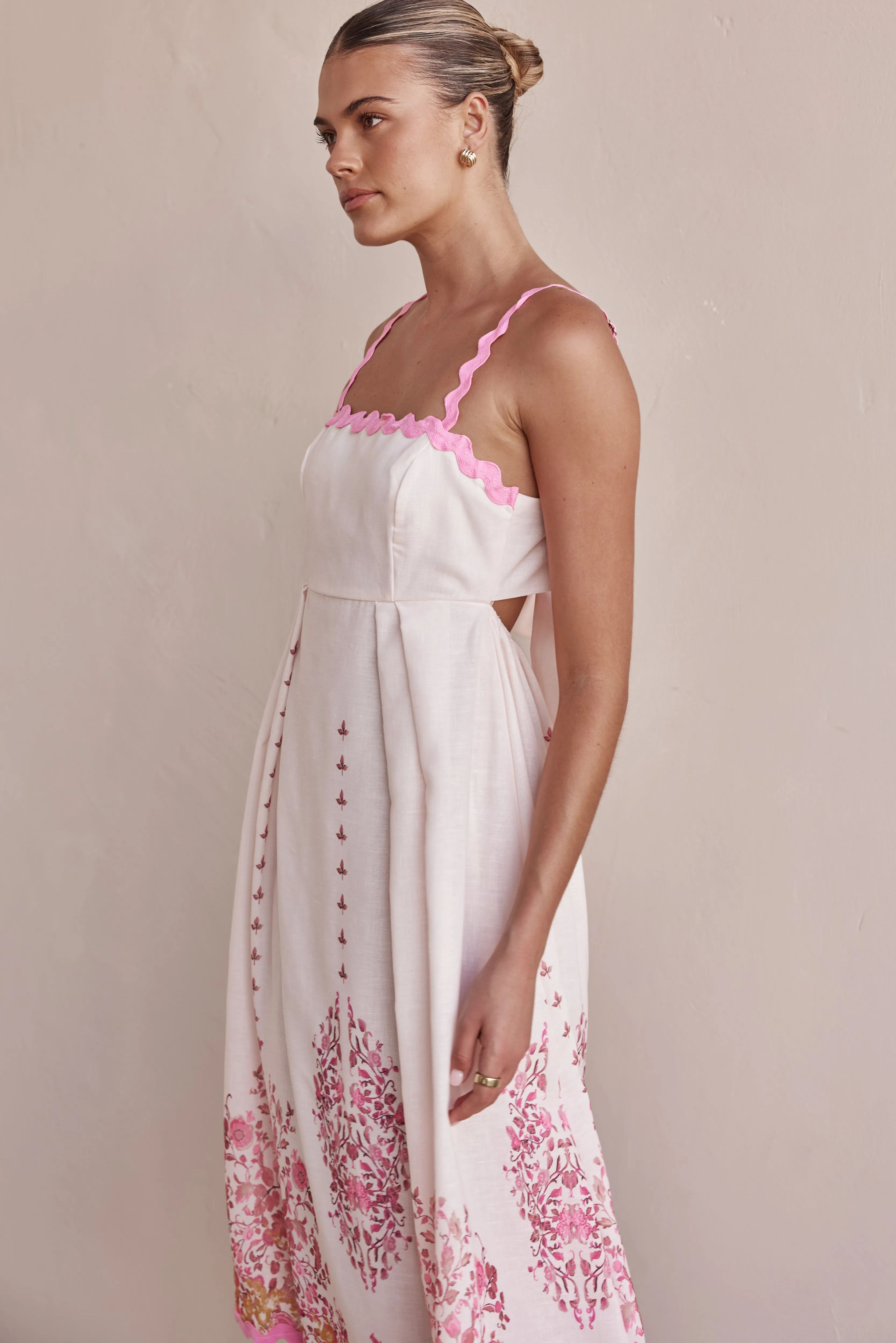 Lara Midi Dress (Pink) sold by Runway Scout product image thumbnail 5