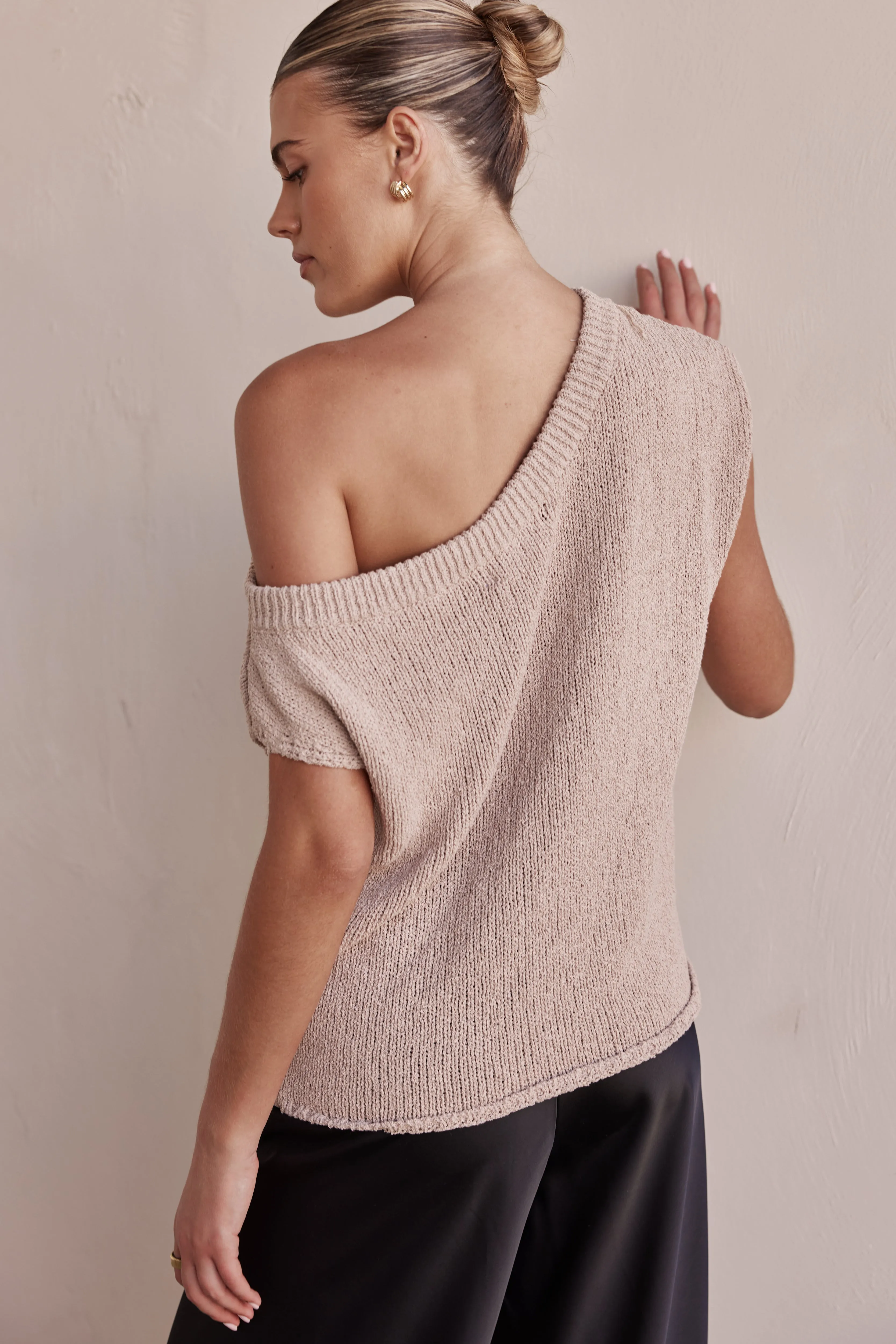 Bali Knit Top (Beige) sold by Runway Scout product image thumbnail 4