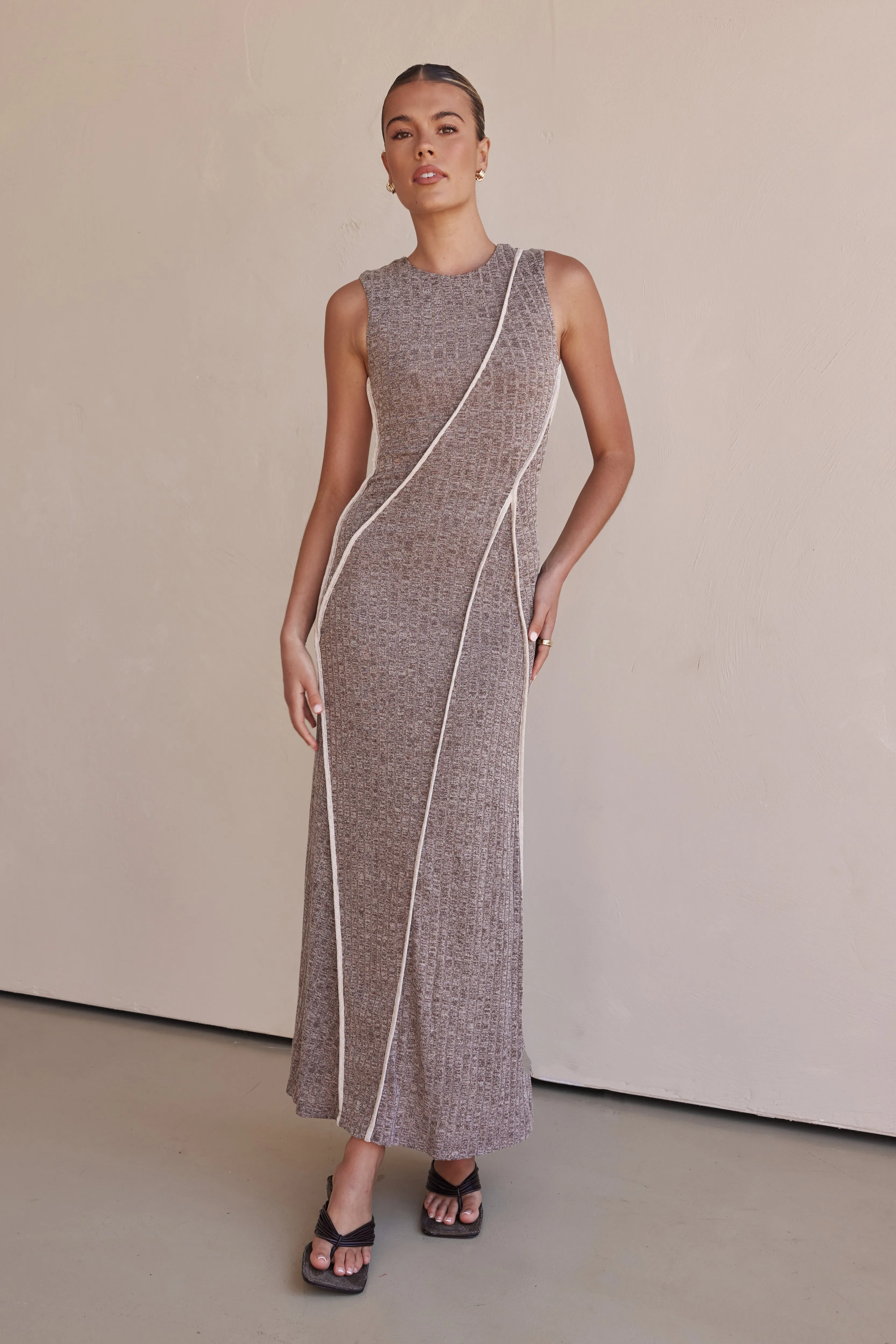 Amira Maxi Dress (Chocolate) sold by Runway Scout product image thumbnail 3