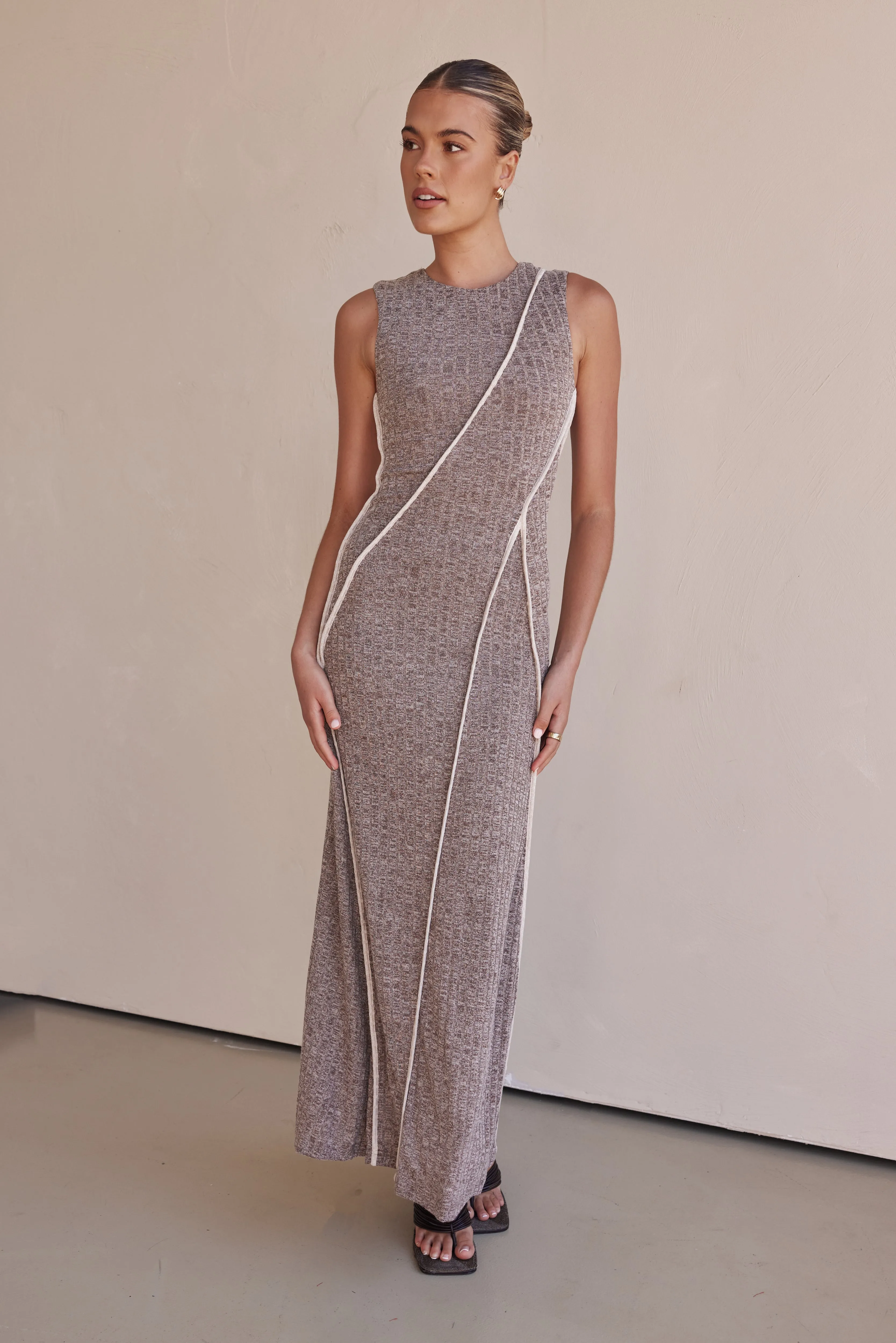 Amira Maxi Dress (Chocolate) sold by Runway Scout product image thumbnail 5