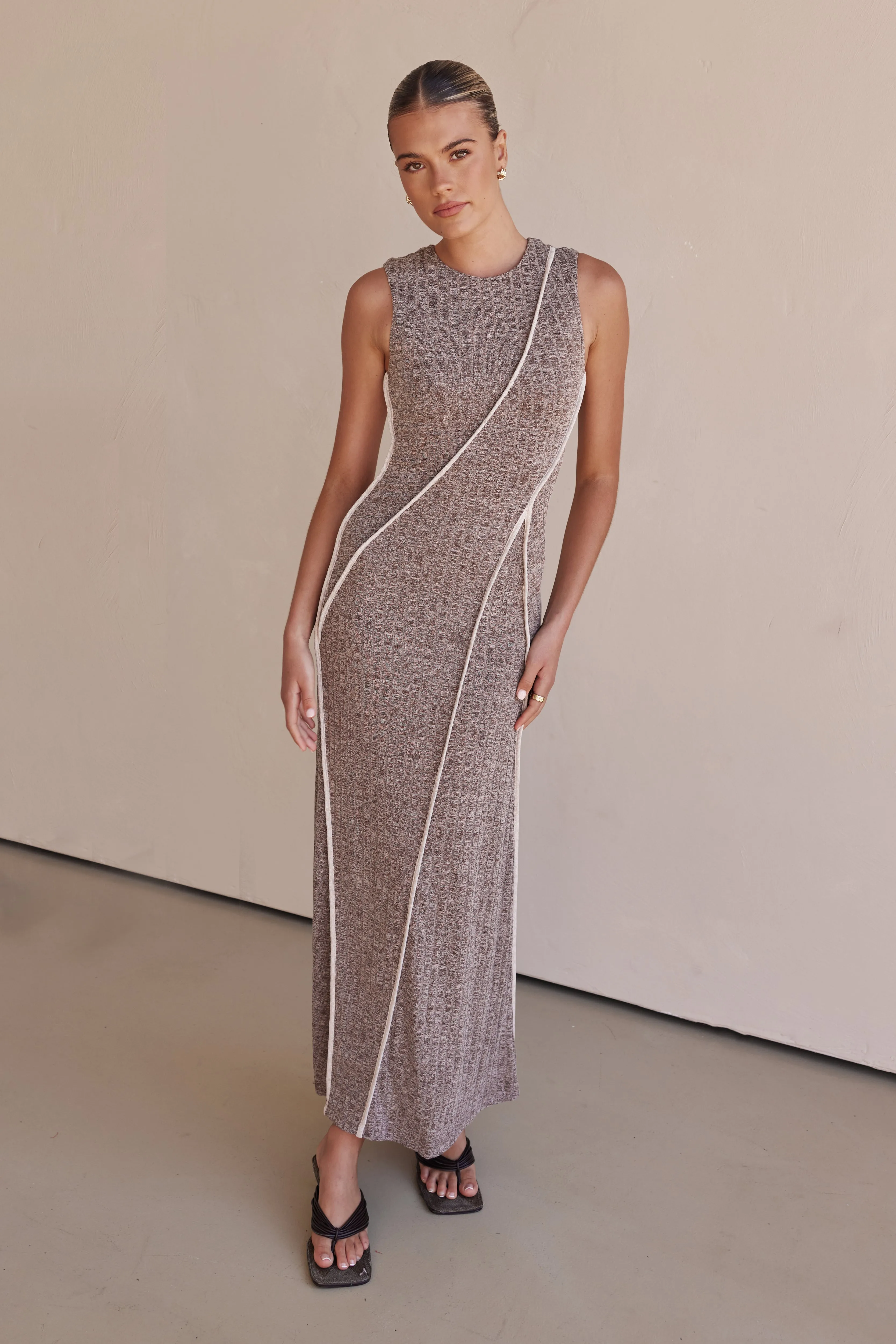 Amira Maxi Dress (Chocolate) sold by Runway Scout product image thumbnail 2