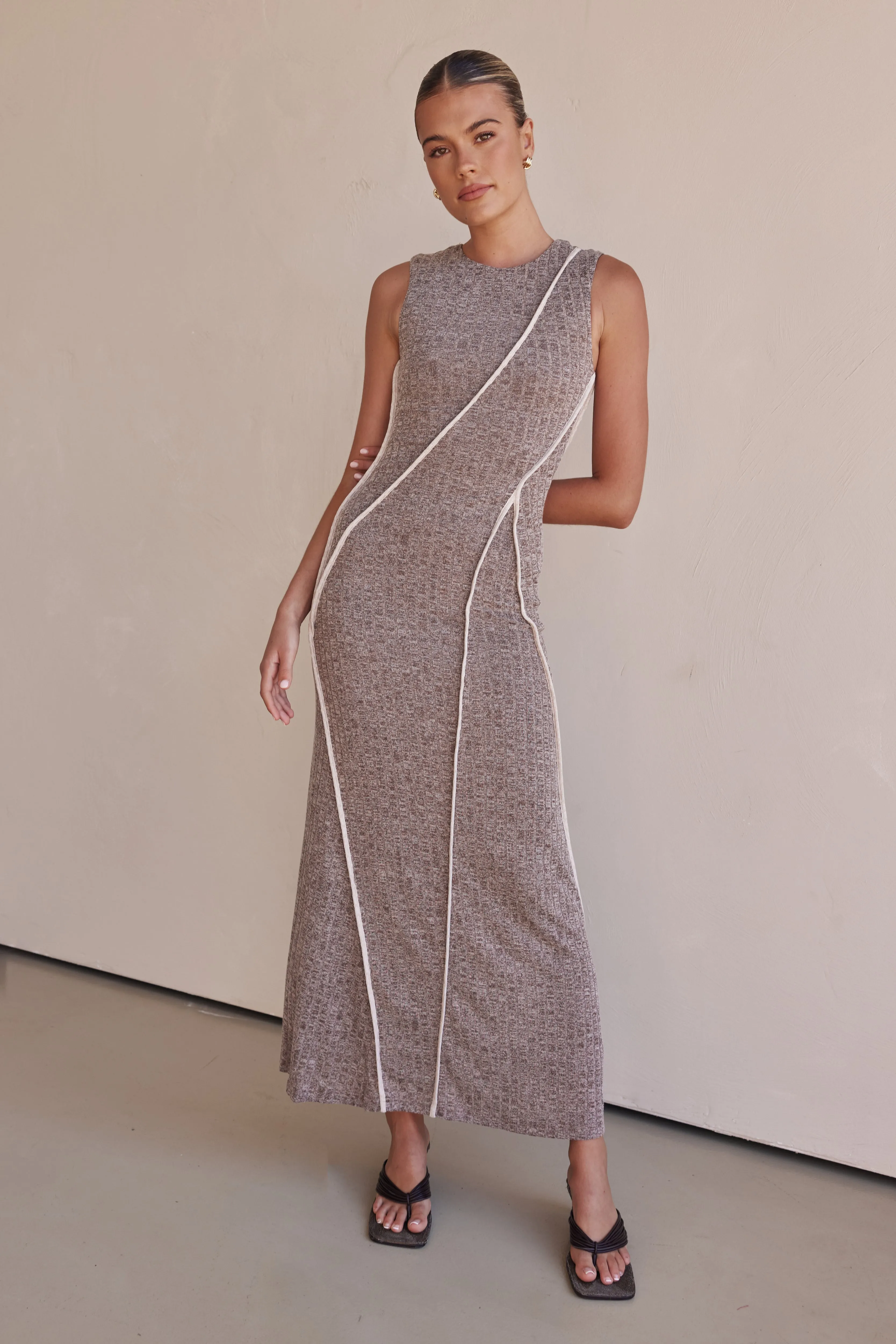 Amira Maxi Dress (Chocolate) sold by Runway Scout product image thumbnail 4