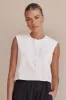 Dana Vest (White) sold by Runway Scout