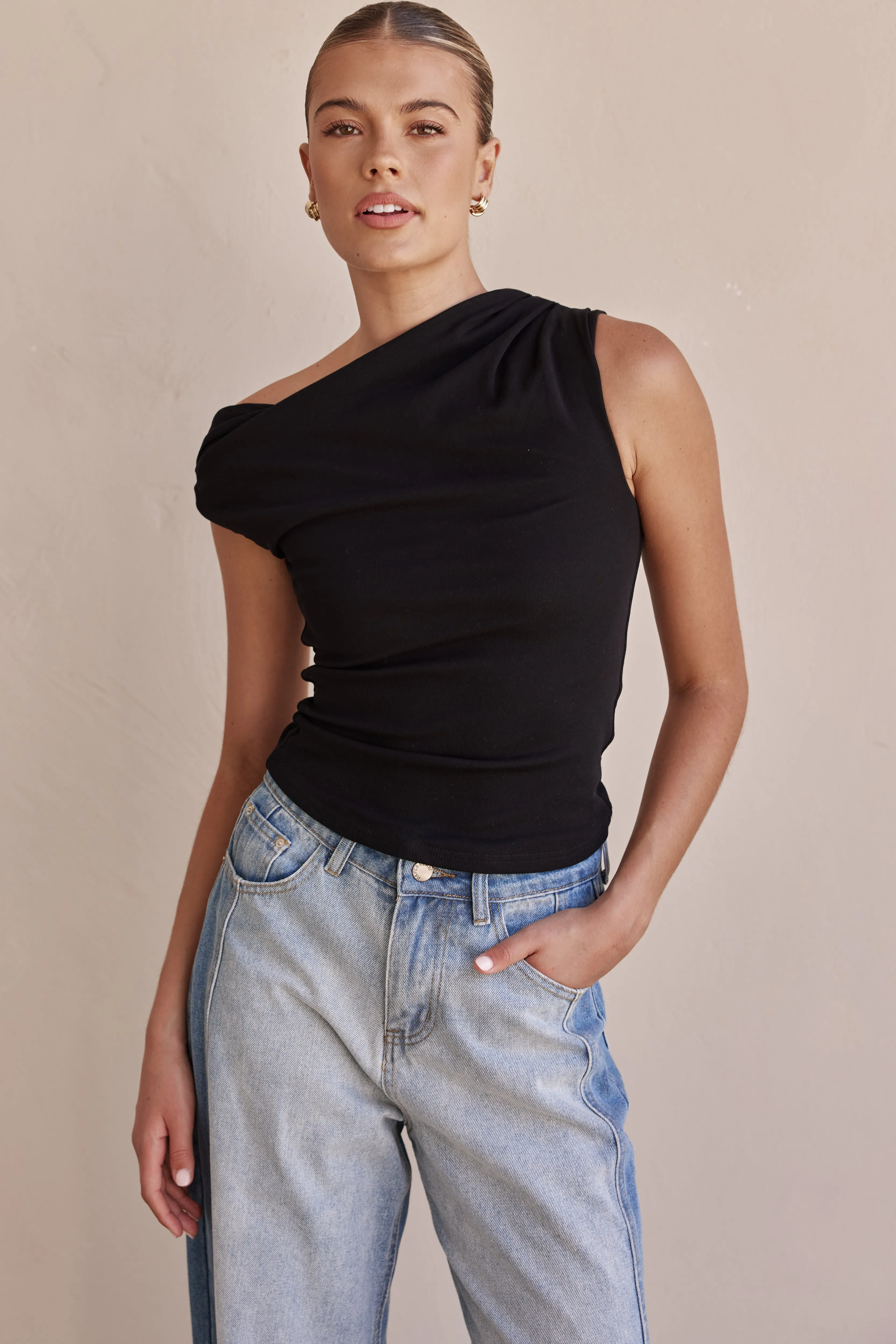 Aretha Top (Black) sold by Runway Scout product image thumbnail 2