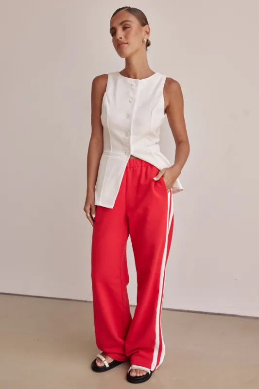 Venice Pant (Red) sold by Runway Scout
