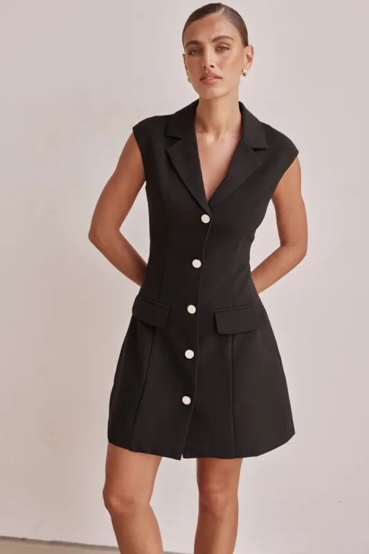 Dakoda Mini Dress (Black) sold by Runway Scout