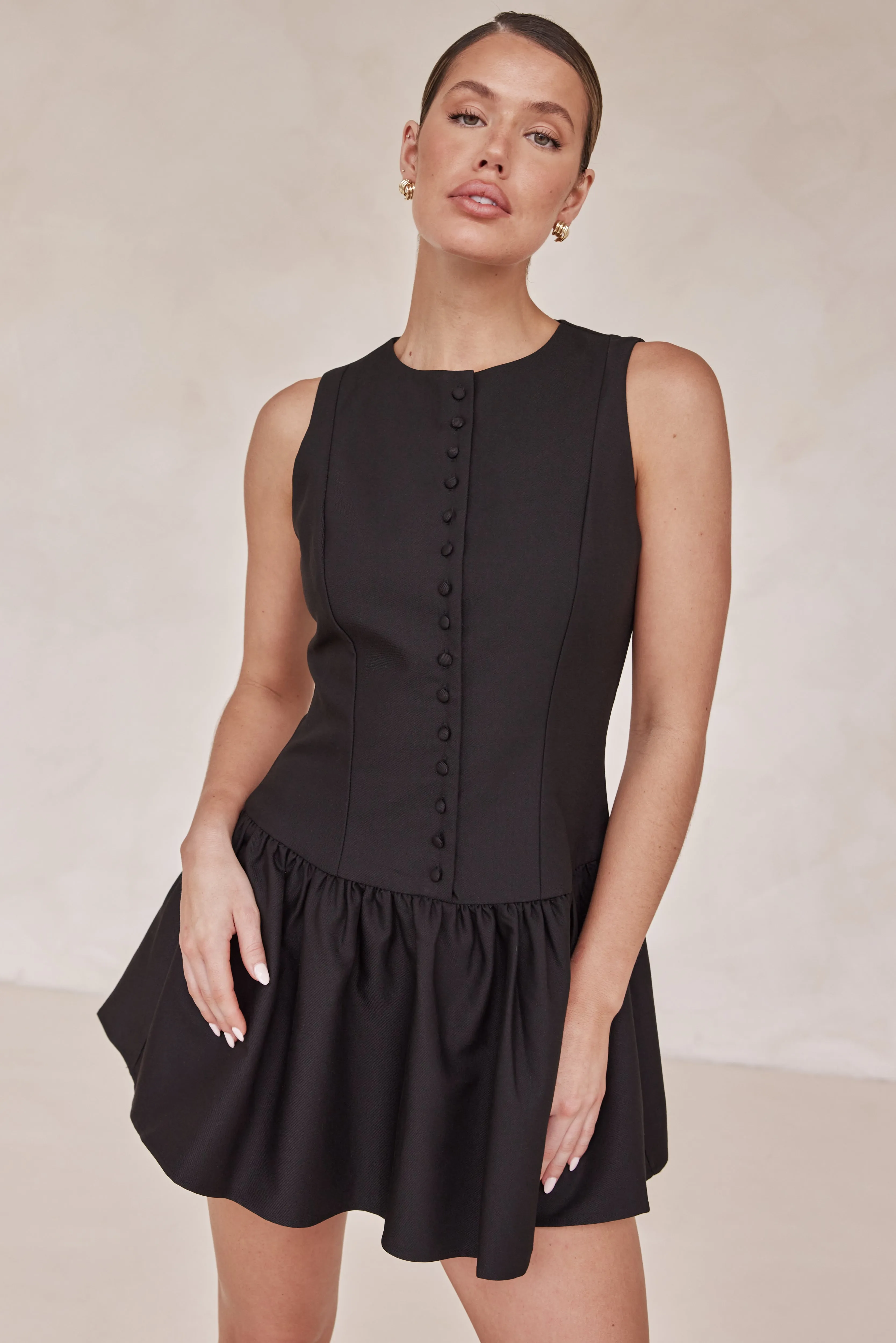 Lysandra Mini Dress (Black) sold by Runway Scout