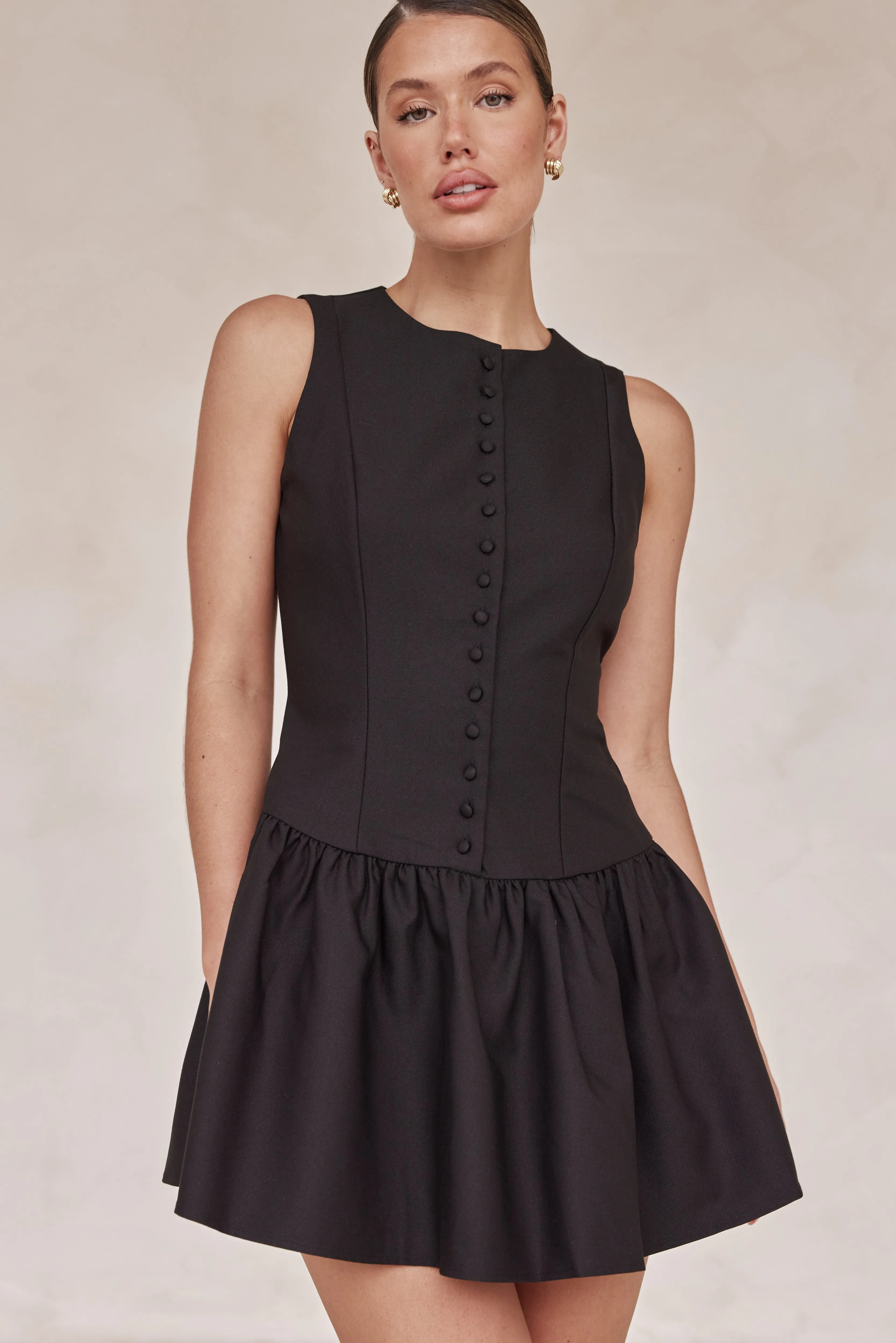 Lysandra Mini Dress (Black) sold by Runway Scout product image thumbnail 2
