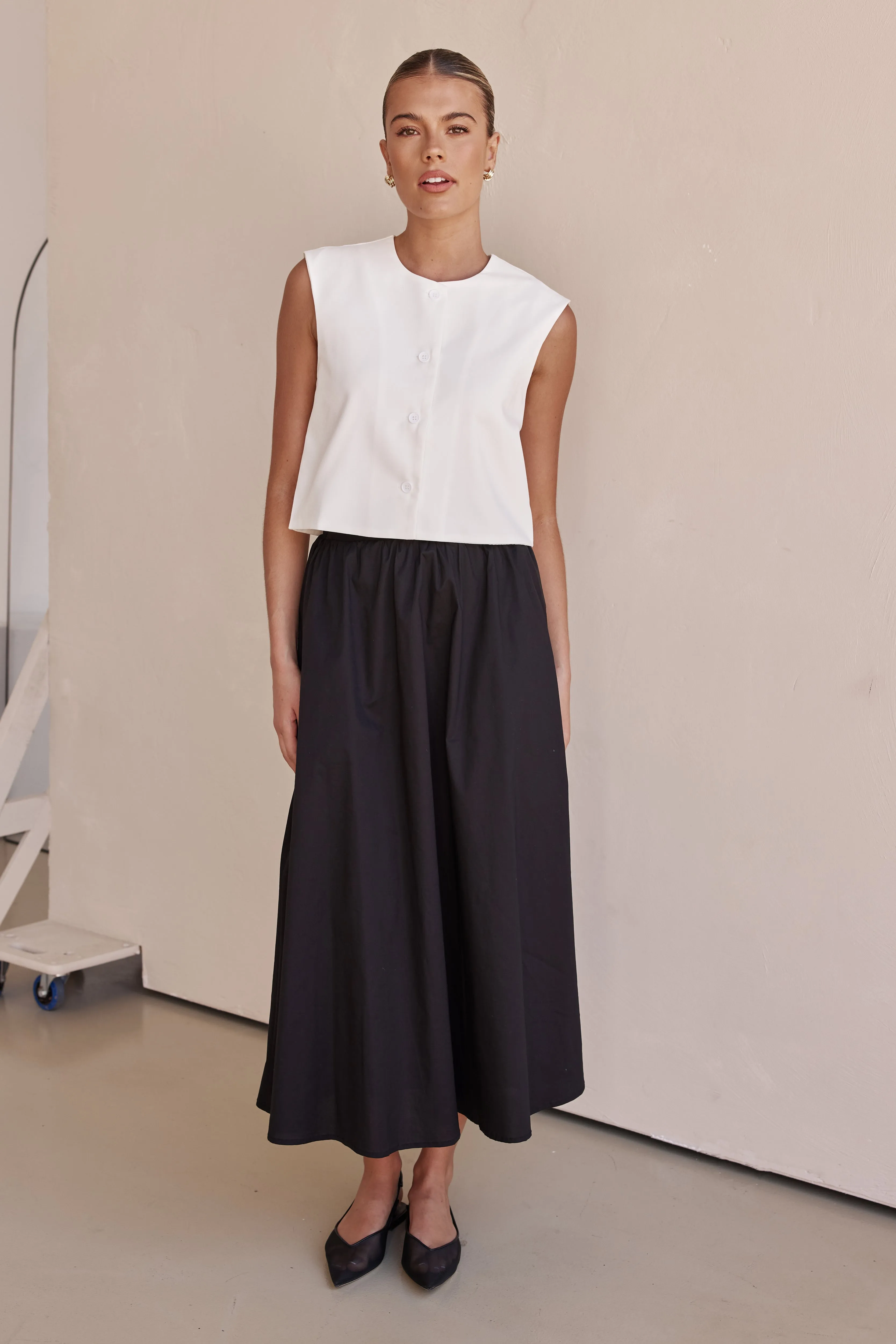 Conley Midi Skirt (Black) sold by Runway Scout product image thumbnail 2