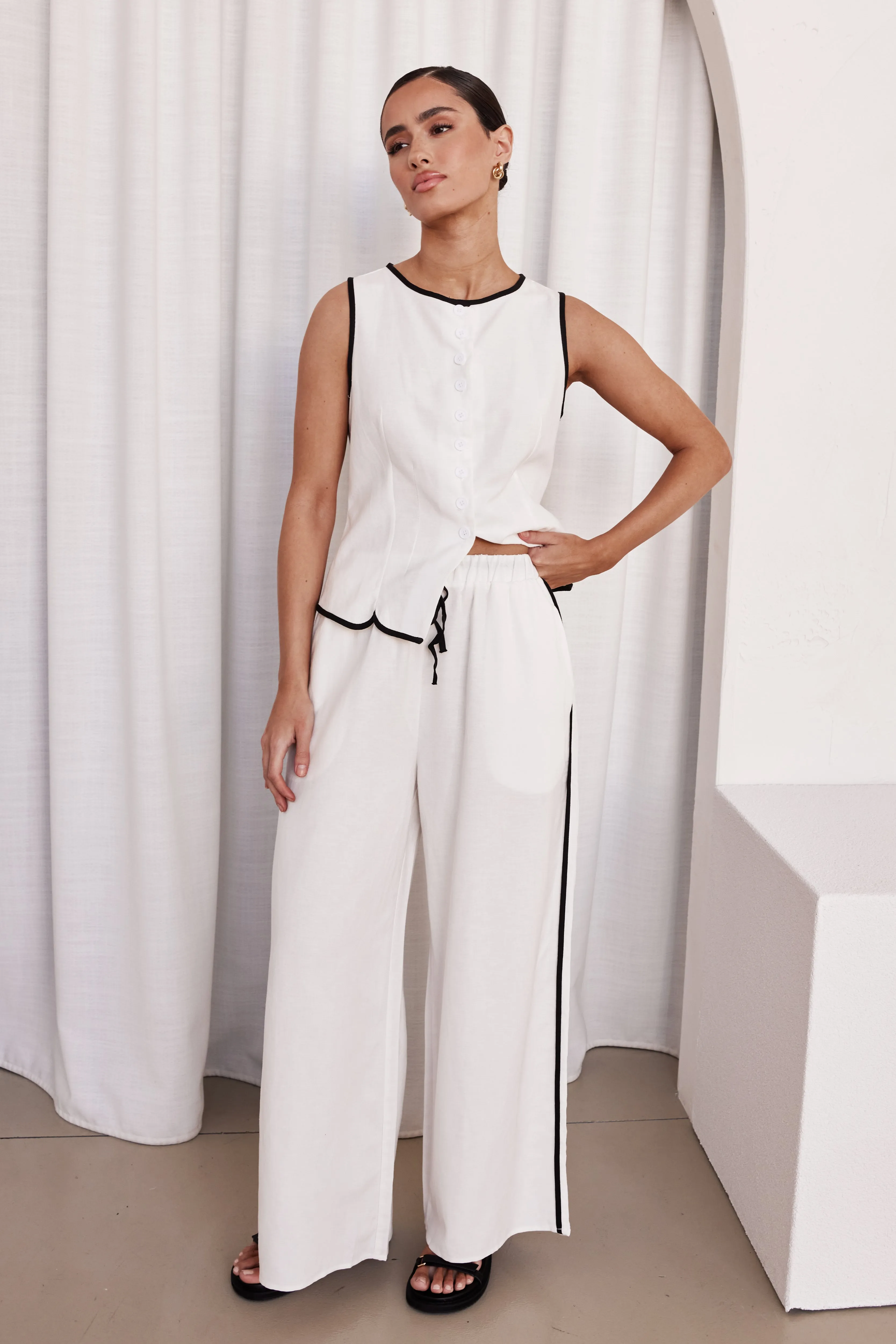 Opal Pant (White) sold by Runway Scout product image thumbnail 5