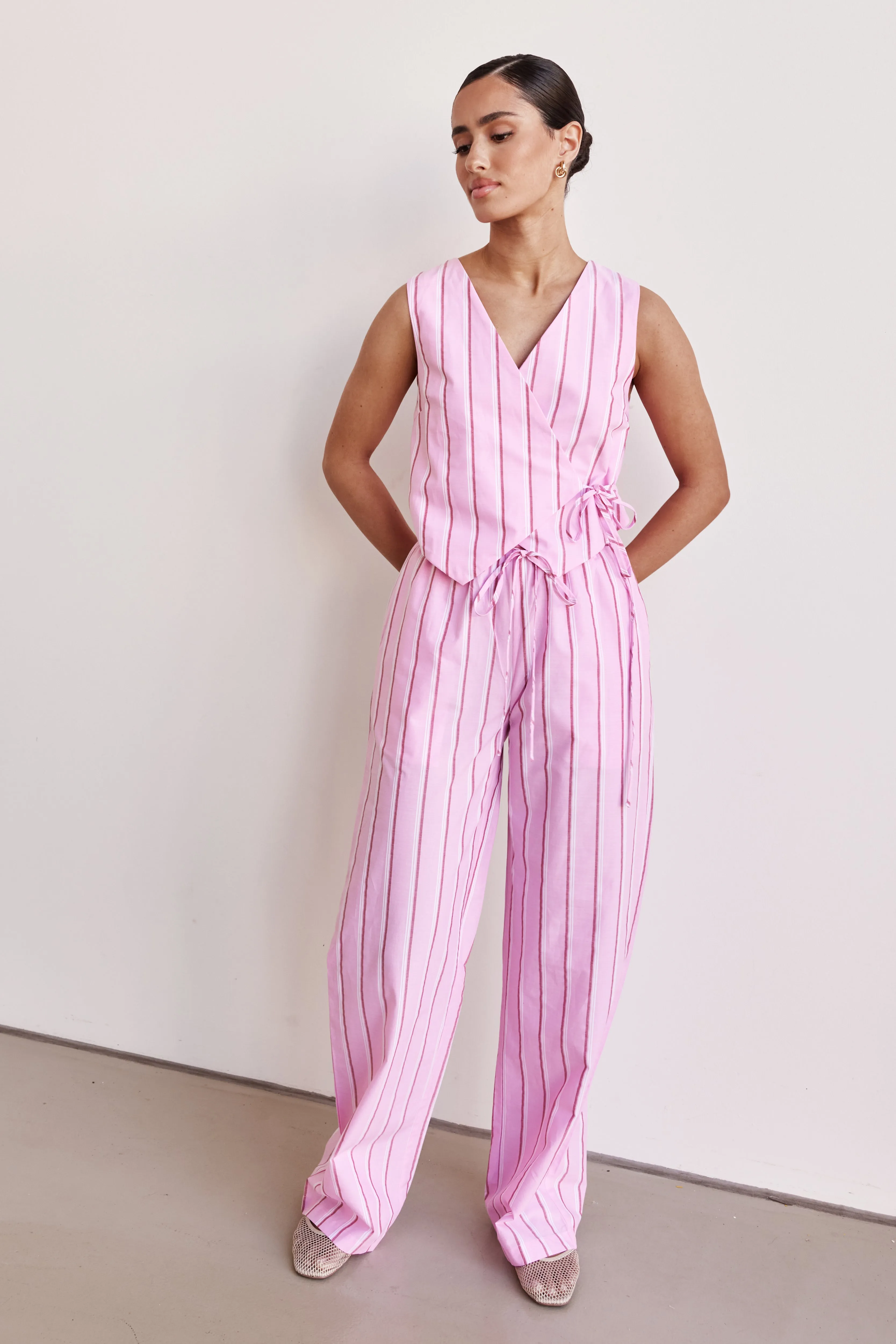 Natalia Pant (Pink) sold by Runway Scout