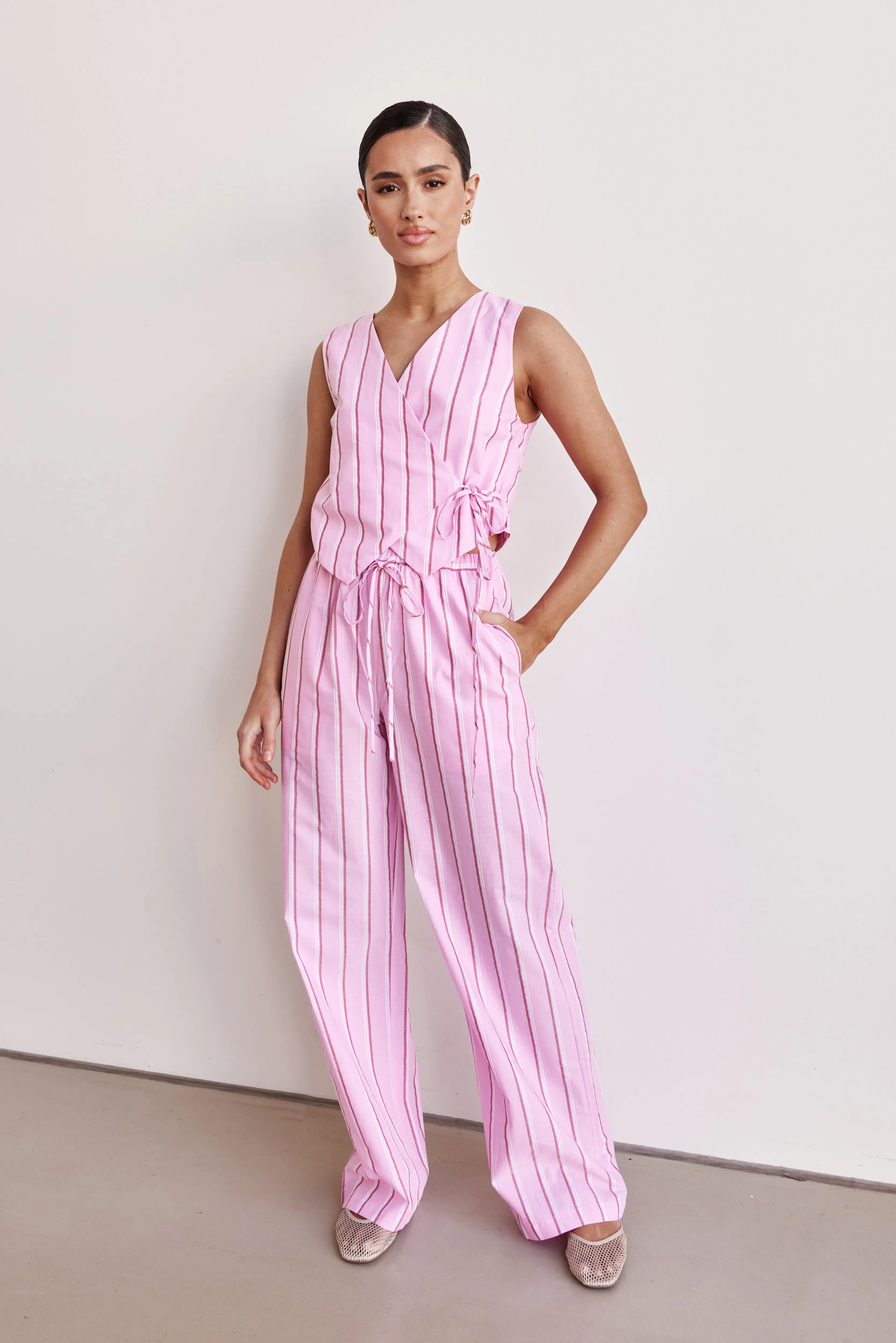 Natalia Pant (Pink) sold by Runway Scout product image thumbnail 2