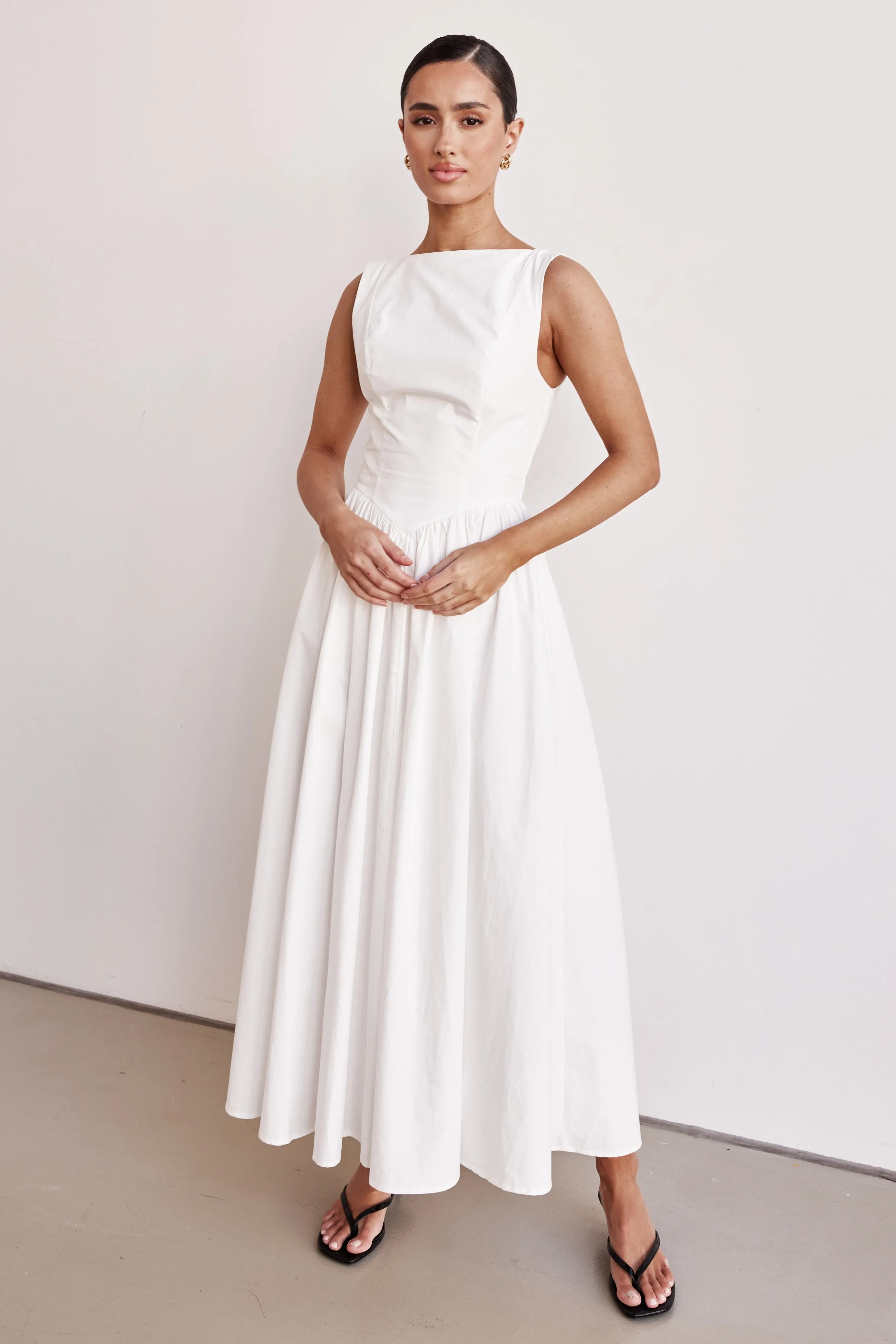 Devin Maxi Dress (White) sold by Runway Scout product image thumbnail 3