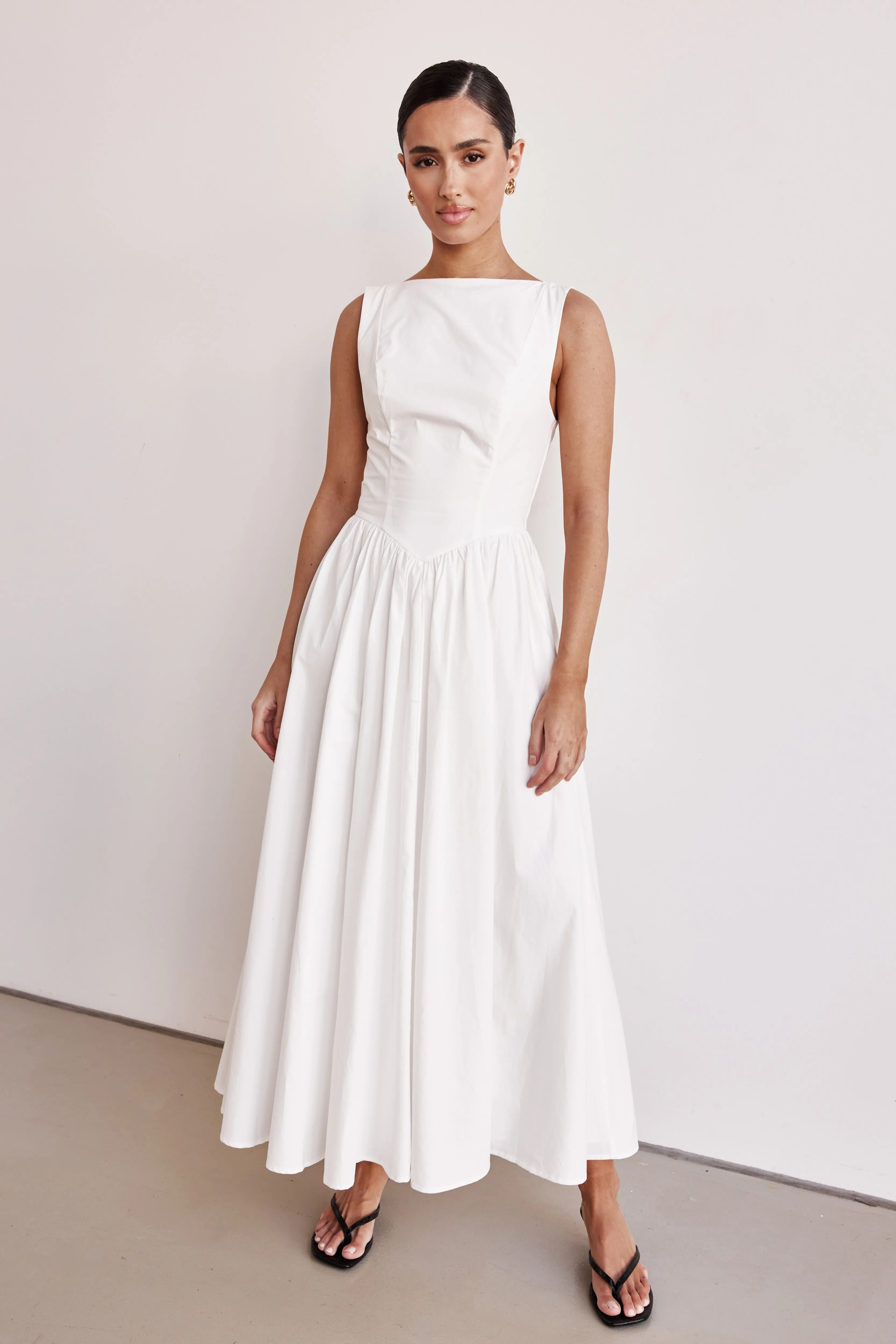 Devin Maxi Dress (White) sold by Runway Scout product image thumbnail 2