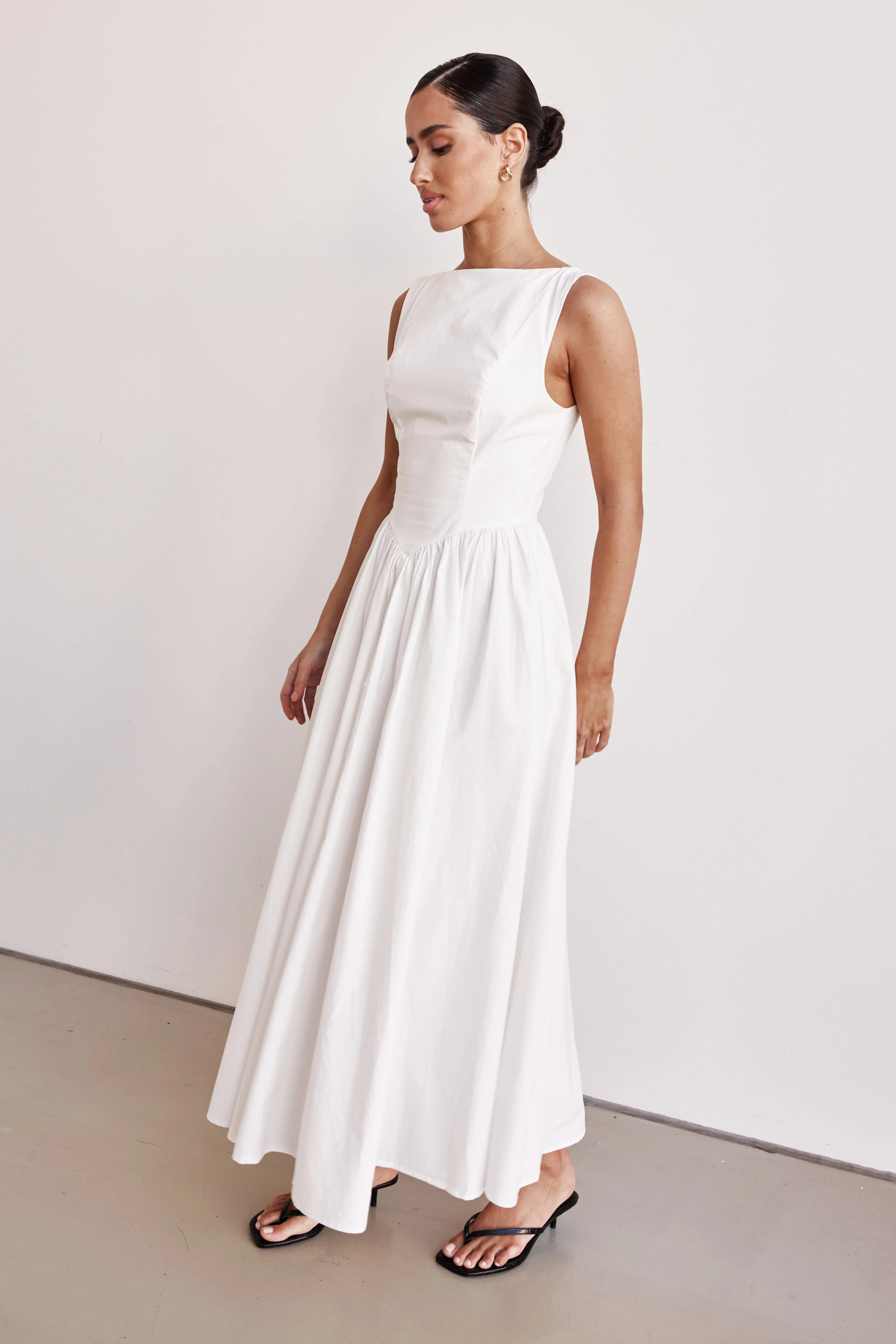 Devin Maxi Dress (White) sold by Runway Scout product image thumbnail 5
