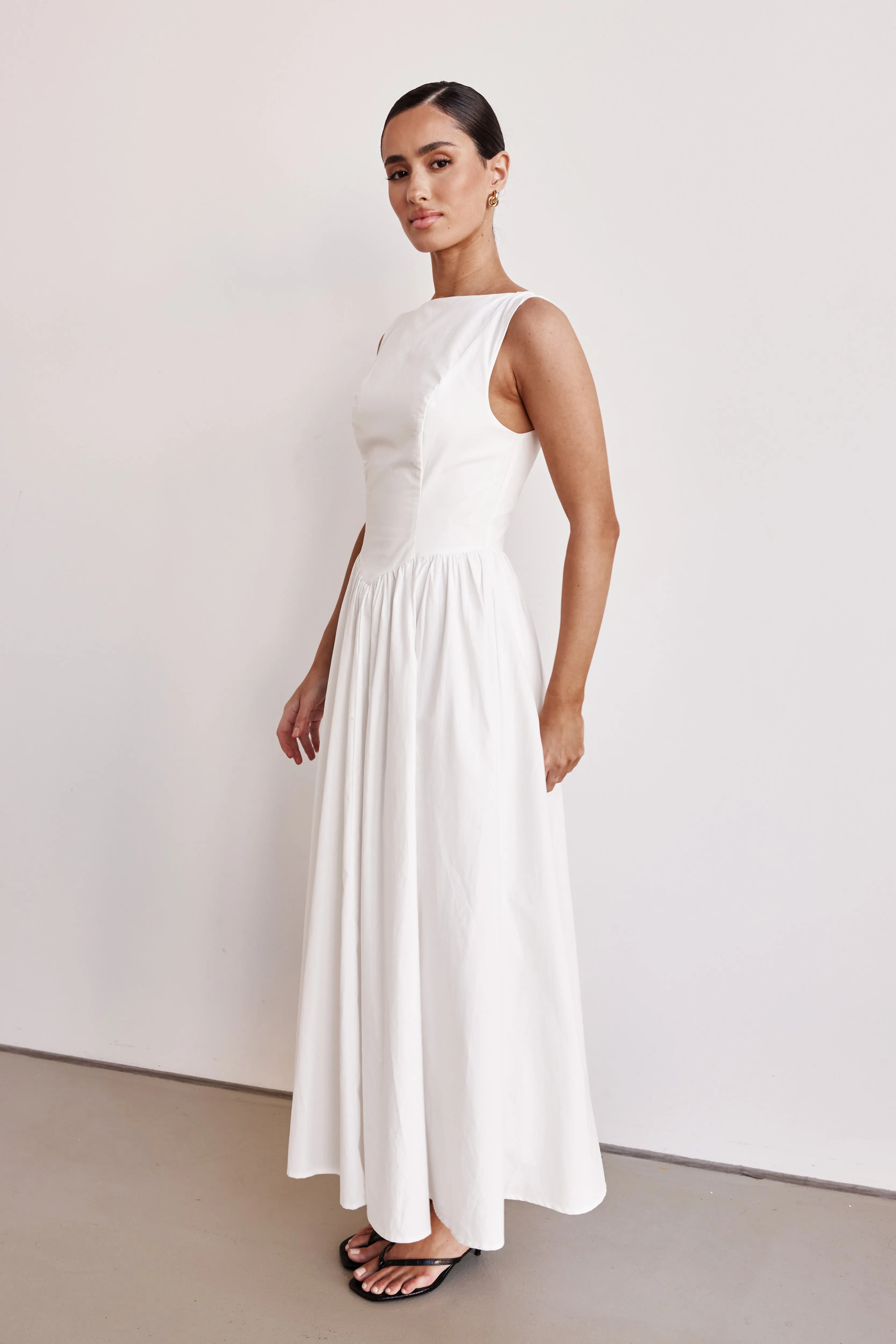 Devin Maxi Dress (White) sold by Runway Scout product image thumbnail 4