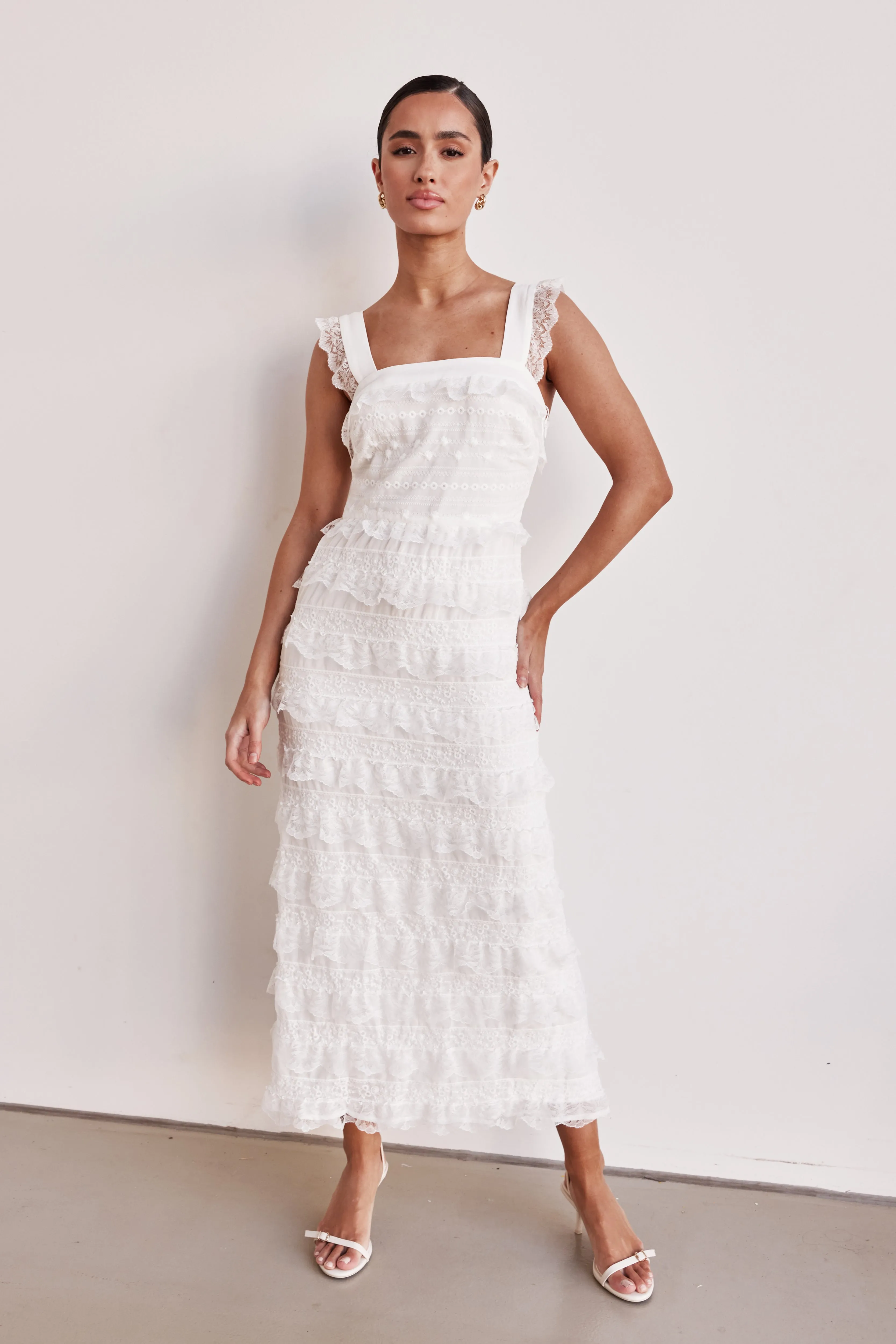 Camilla Maxi Dress (White) sold by Runway Scout product image thumbnail 3