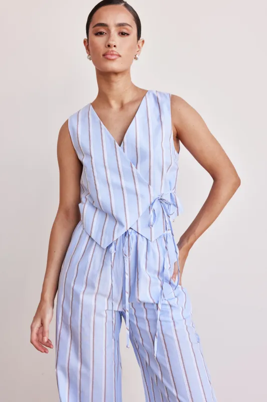 Natalia Top (Blue) sold by Runway Scout