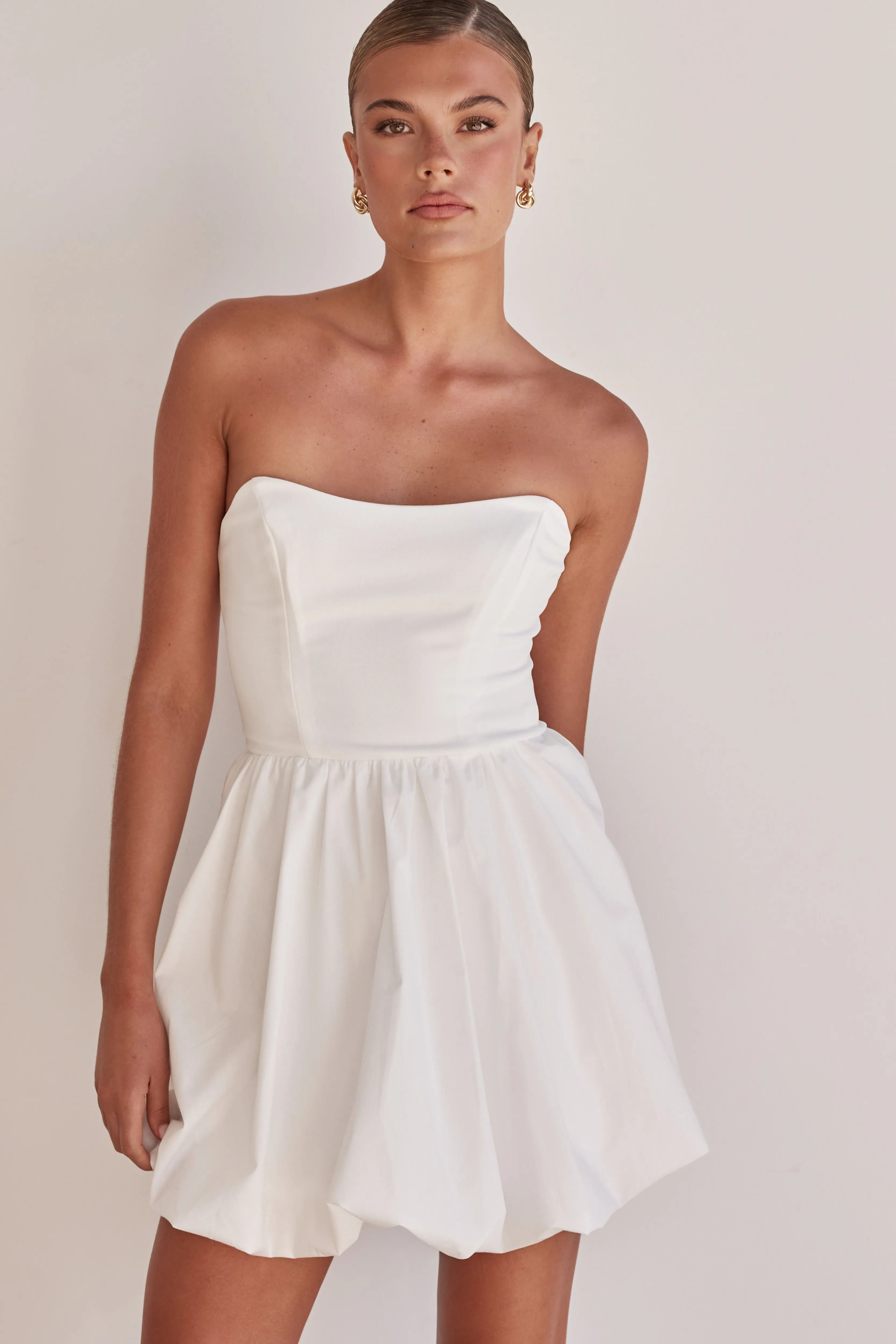 Niamh Mini Dress (White) sold by Runway Scout product image thumbnail 2