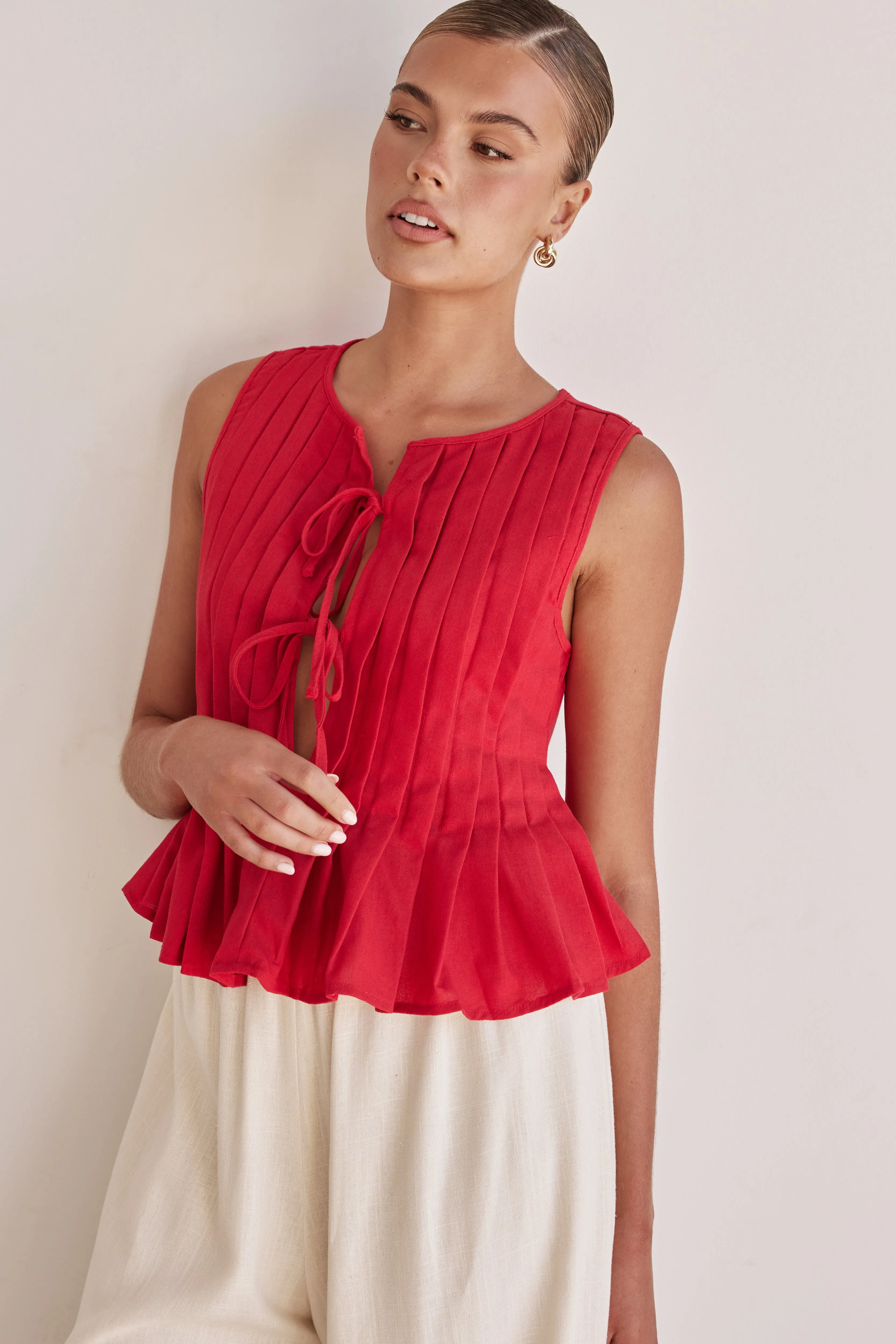 Roux Top (Red) sold by Runway Scout product image thumbnail 3