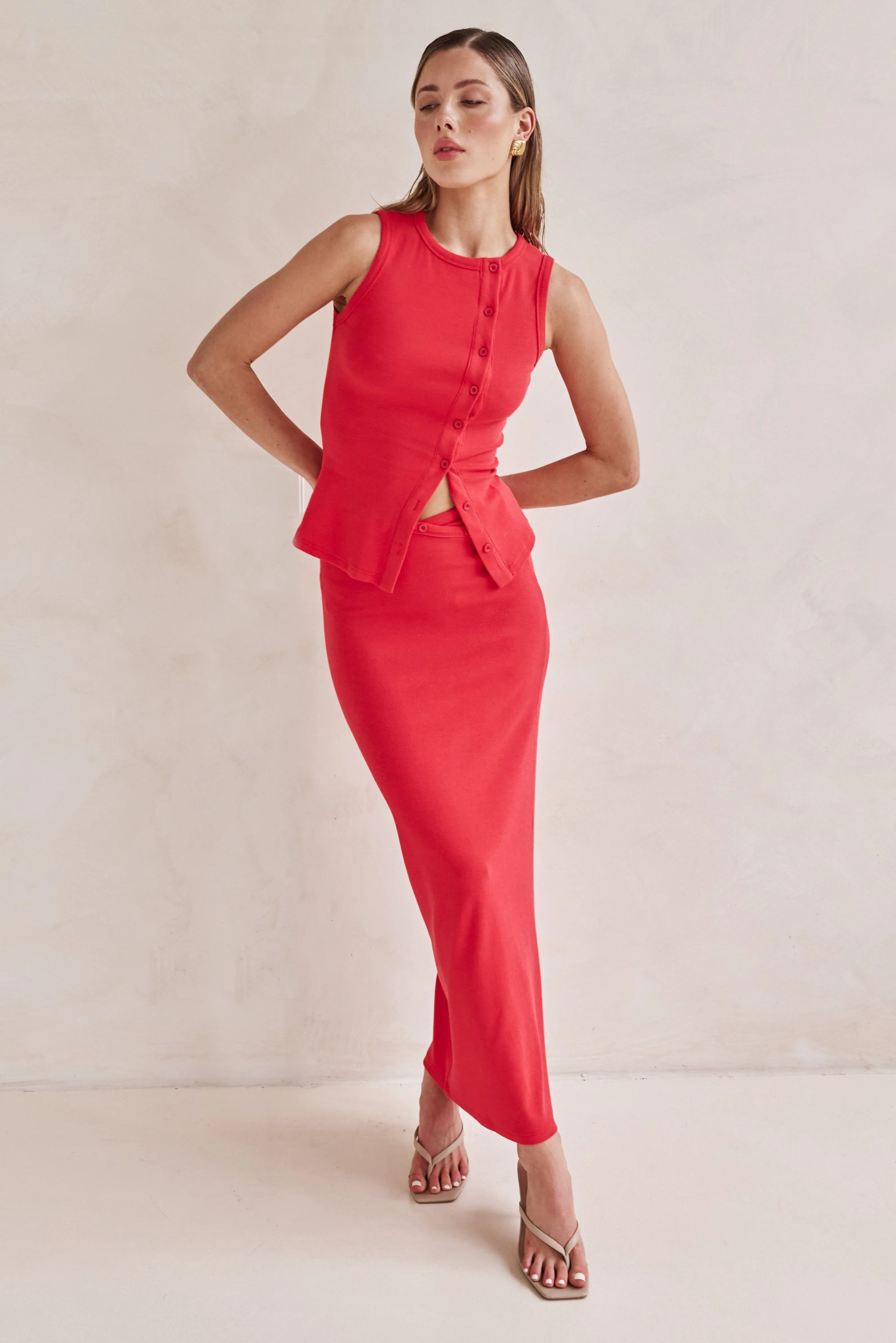 Lorelei Set (Red) sold by Runway Scout