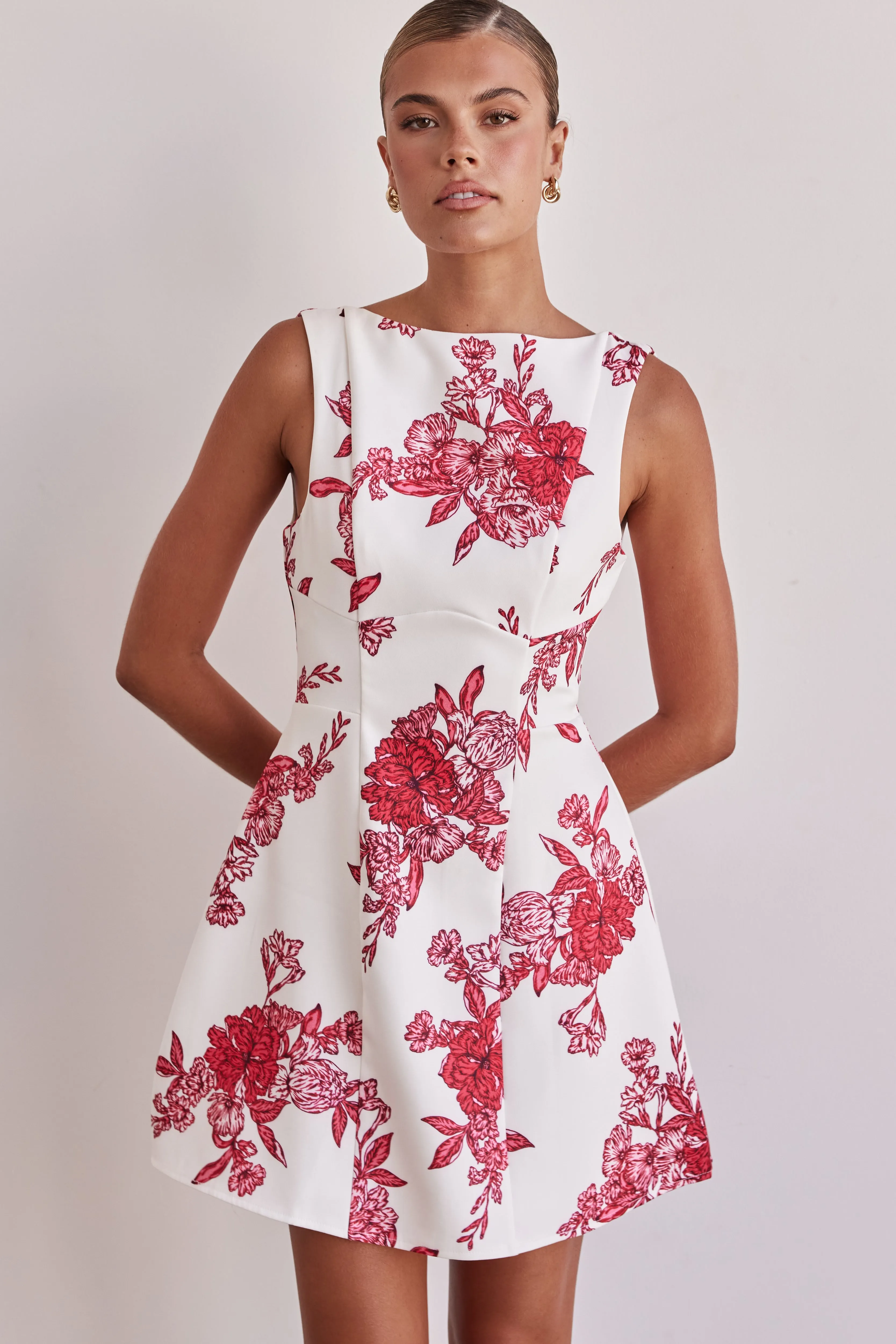 Lia Mini Dress (White) sold by Runway Scout product image thumbnail 3