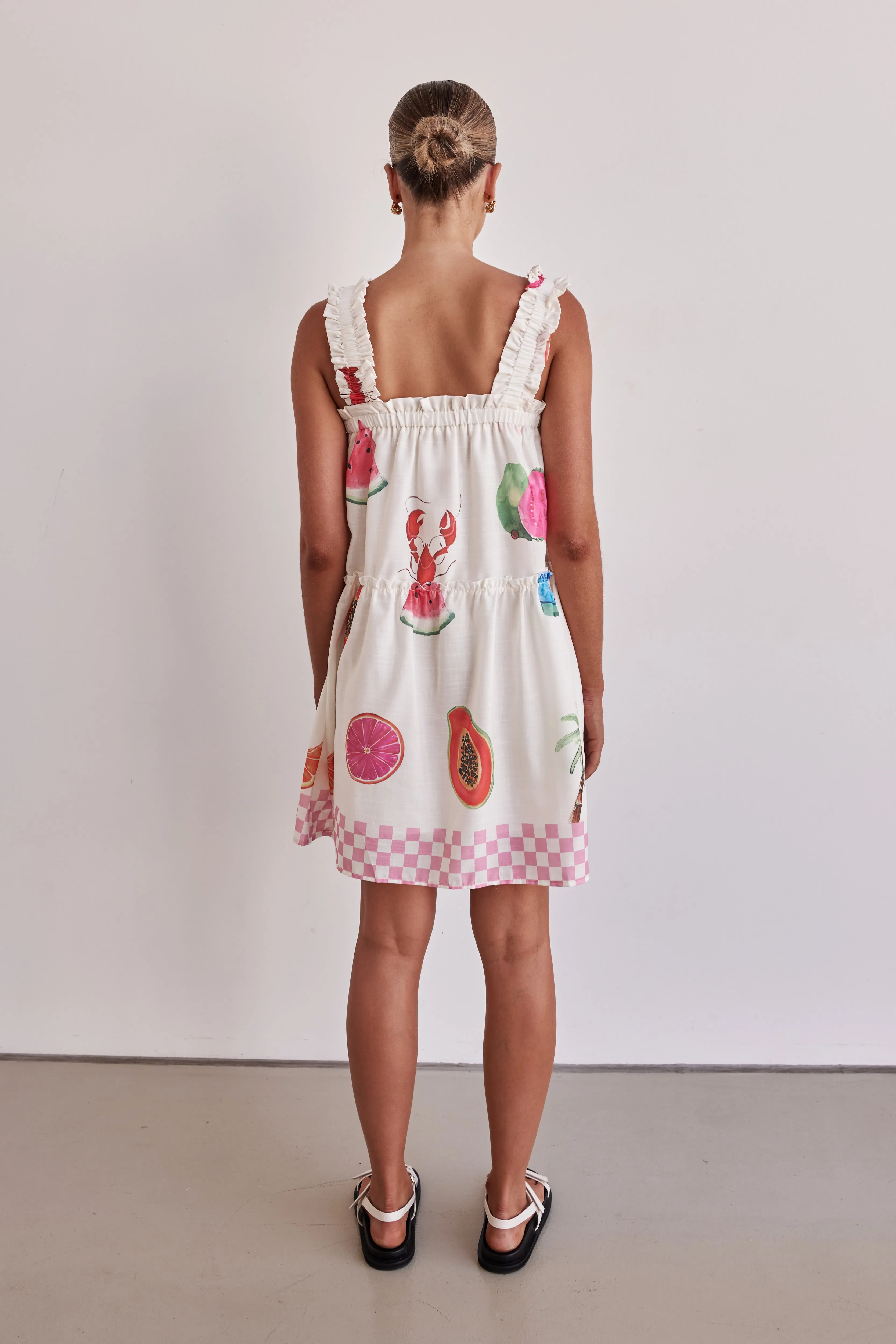 Dallas Mini Dress (Cream) sold by Runway Scout product image thumbnail 5