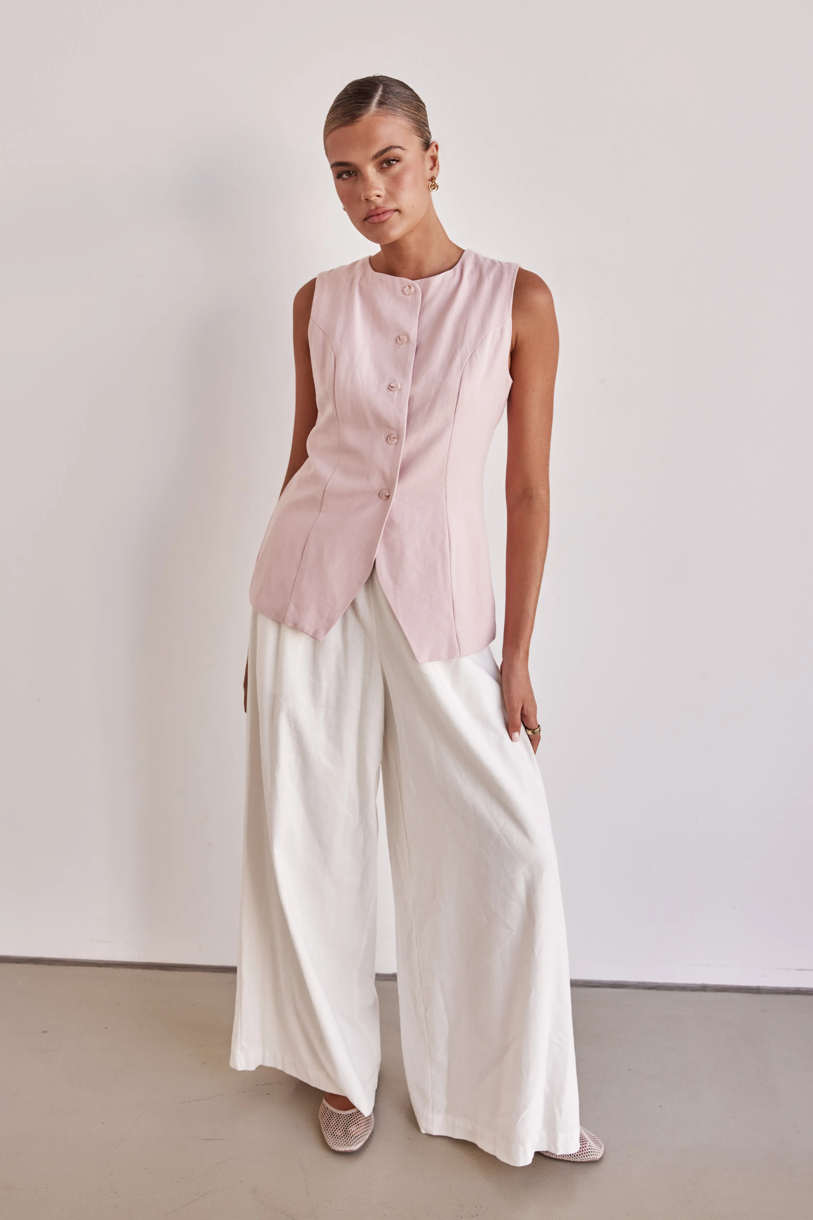 Lennon Vest (Pink) sold by Runway Scout product image thumbnail 5