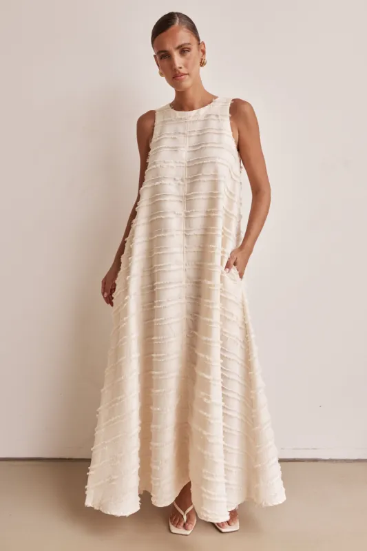 Vesper Maxi Dress (Cream) sold by Runway Scout