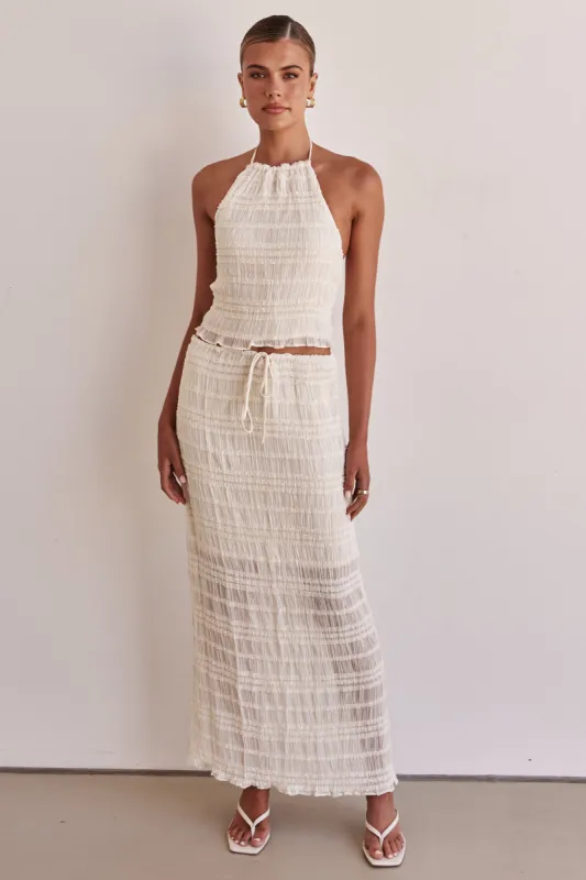 Emilia Set (Cream) sold by Runway Scout