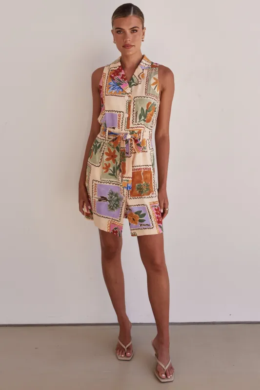 Beatrice Mini Dress (Orange) sold by Runway Scout