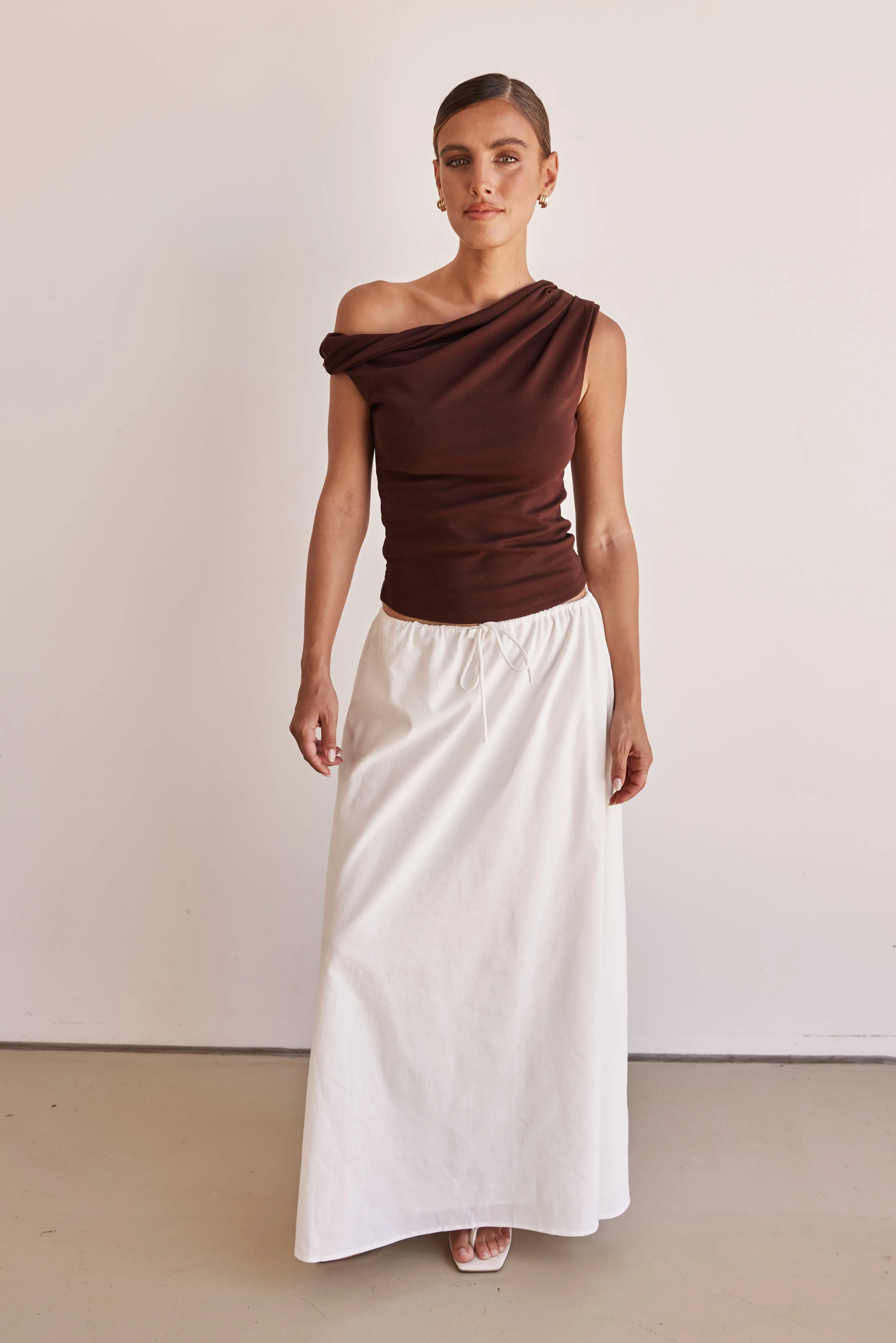 Aretha Top (Chocolate) sold by Runway Scout product image thumbnail 3