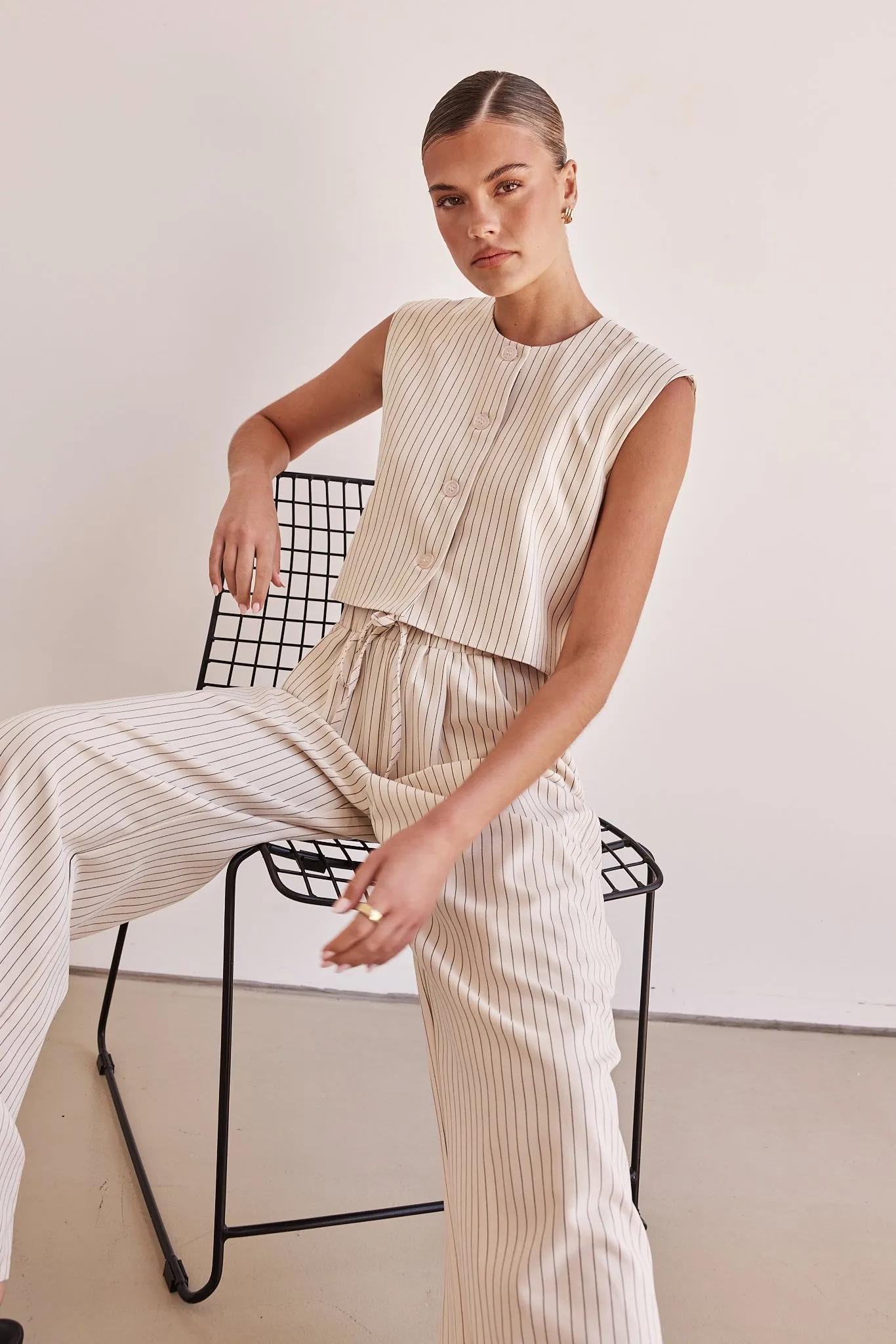 Blake Pant (Beige) sold by Runway Scout product image thumbnail 2