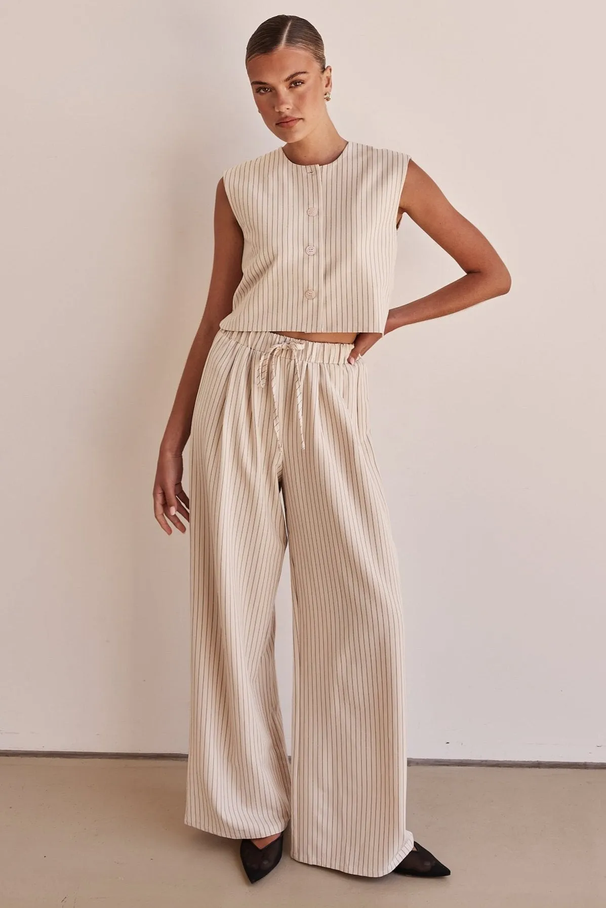 Blake Pant (Beige) sold by Runway Scout product image thumbnail 4