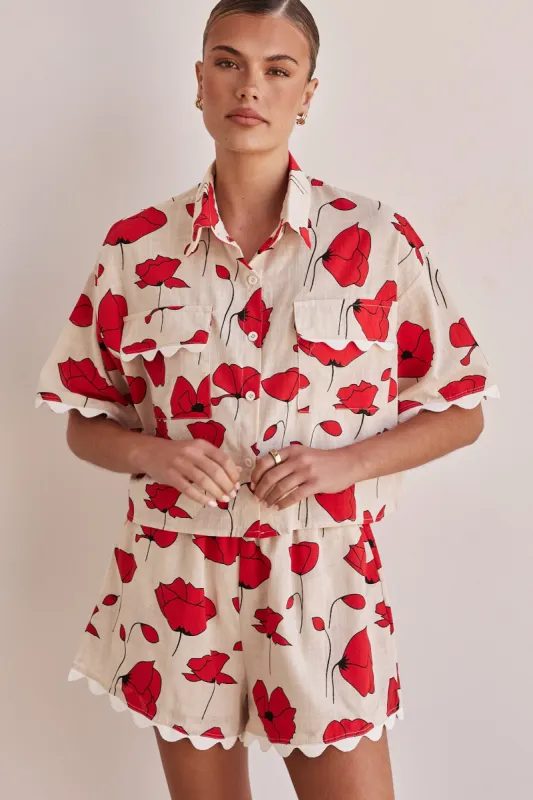 Poppy Set (Cream) sold by Runway Scout