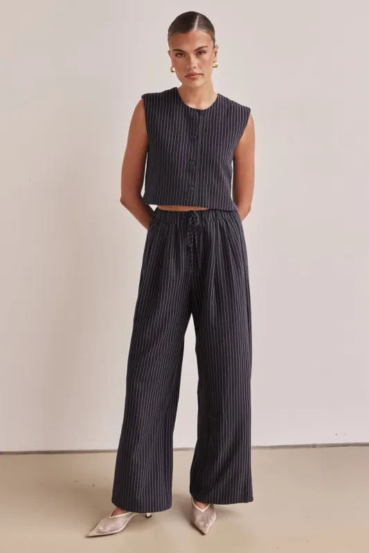Blake Pant (Navy) sold by Runway Scout