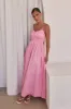 Zeno Maxi Dress (Pink) sold by Runway Scout
