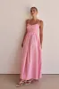 Zeno Maxi Dress (Pink) sold by Runway Scout