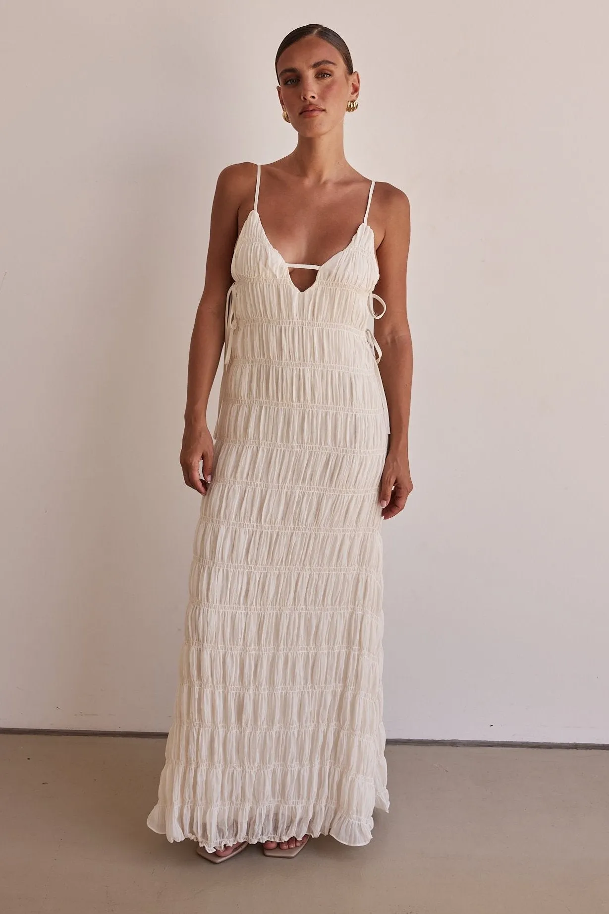 Mika Maxi Dress (Cream) sold by Runway Scout product image thumbnail 3