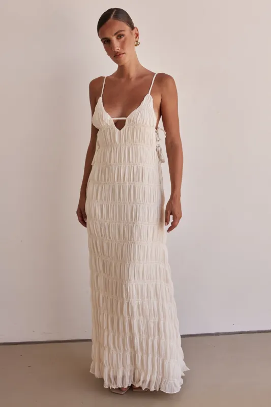 Mika Maxi Dress (Cream) sold by Runway Scout