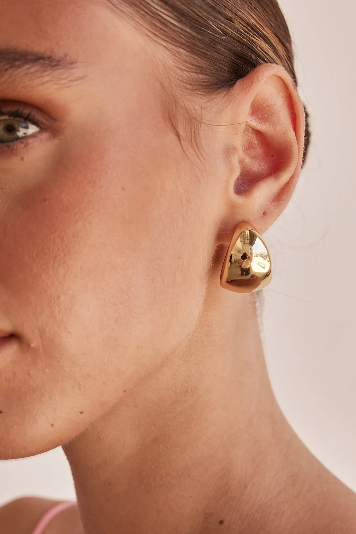 Milan Earrings (Gold) sold by Runway Scout product image thumbnail 3