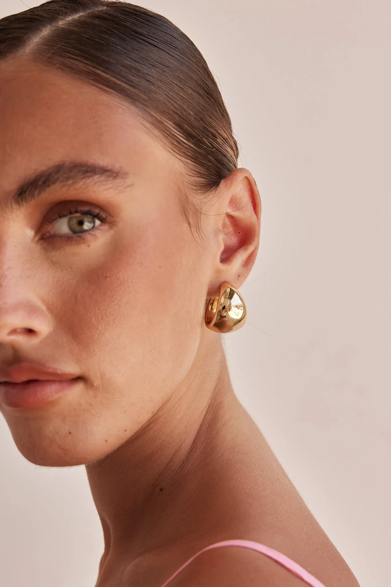 Milan Earrings (Gold) sold by Runway Scout product image thumbnail 2