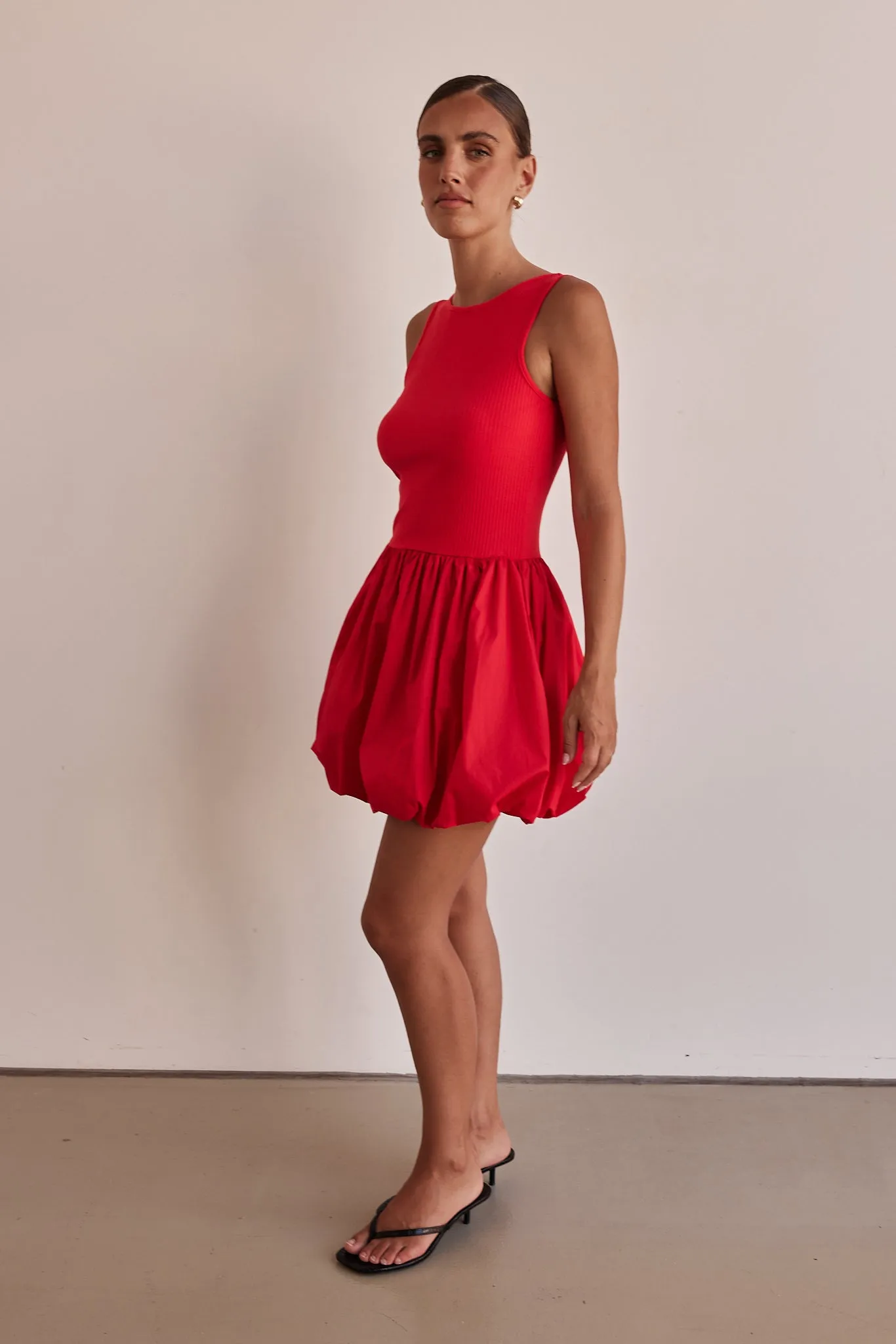 Rosamund Mini Dress (Red) sold by Runway Scout product image thumbnail 5