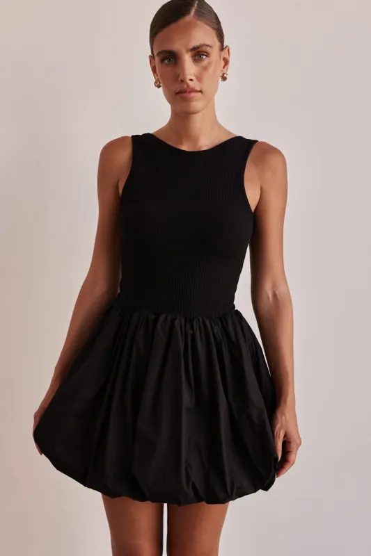 Rosamund Mini Dress (Black) sold by Runway Scout