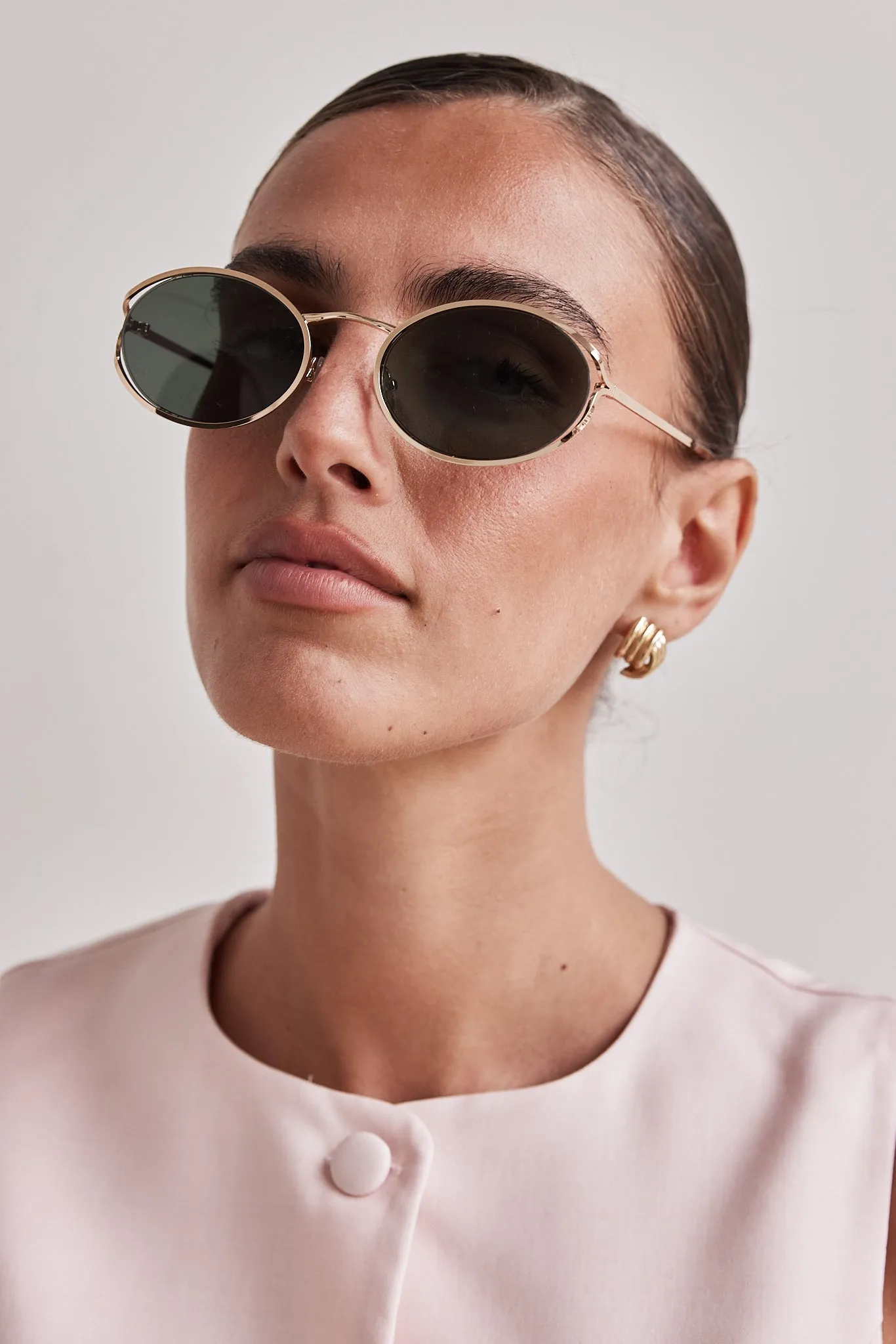 Sampaio Sunglasses (Gold) sold by Runway Scout product image thumbnail 2