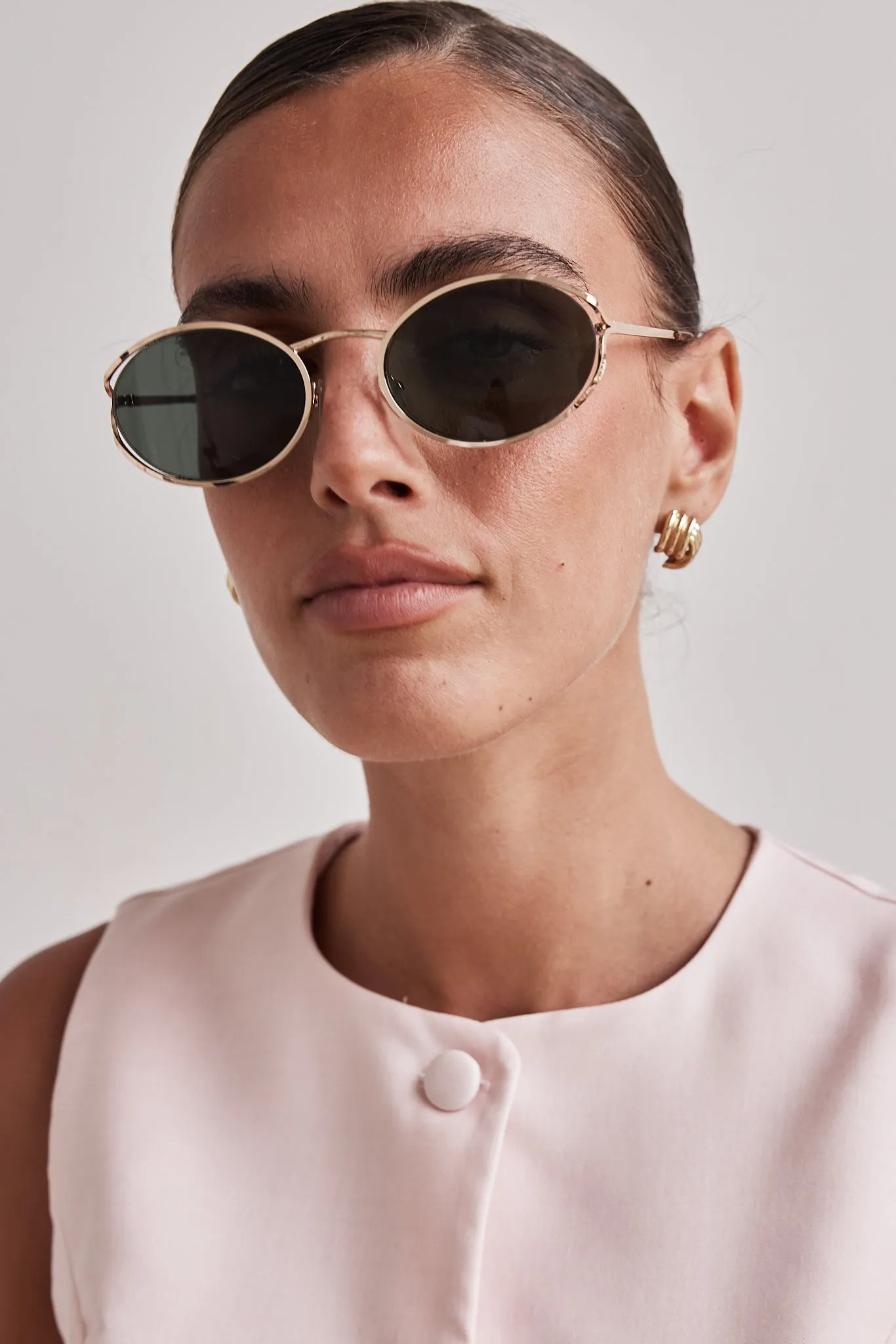 Sampaio Sunglasses (Gold) sold by Runway Scout product image thumbnail 3