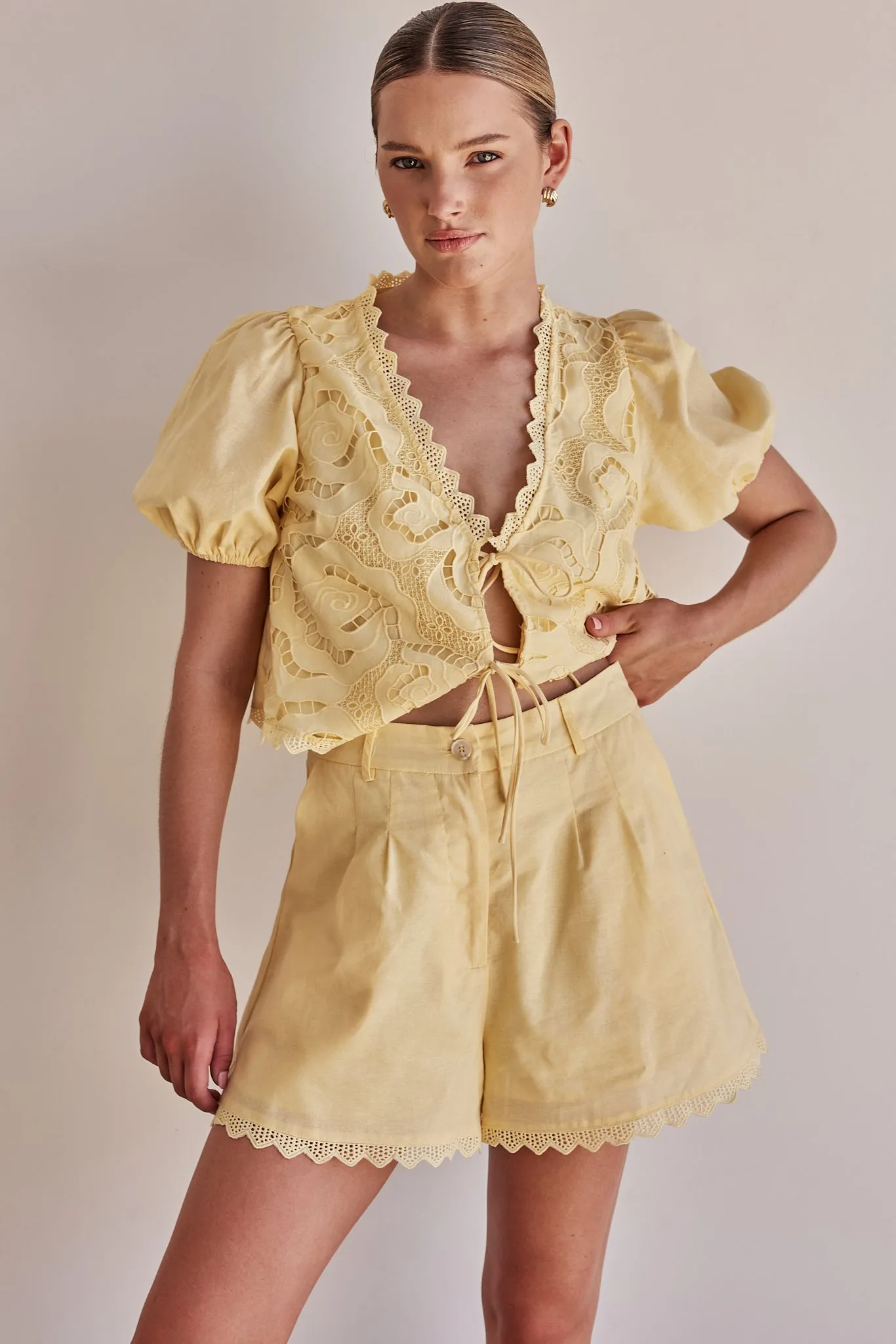 Rhiannon Set (Yellow) sold by Runway Scout product image thumbnail 4