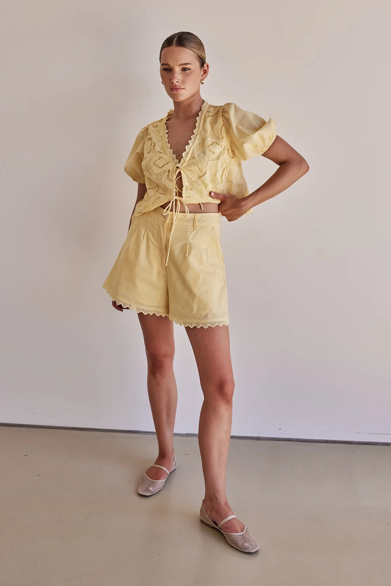 Rhiannon Set (Yellow) sold by Runway Scout product image thumbnail 5
