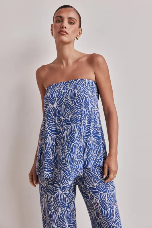 Loretta Top (Blue) sold by Runway Scout
