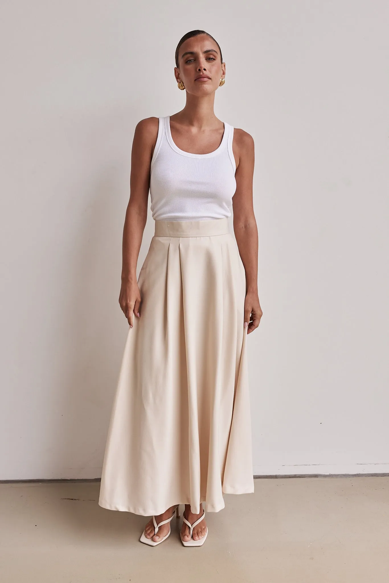Chiara Skirt (Cream) sold by Runway Scout product image thumbnail 5